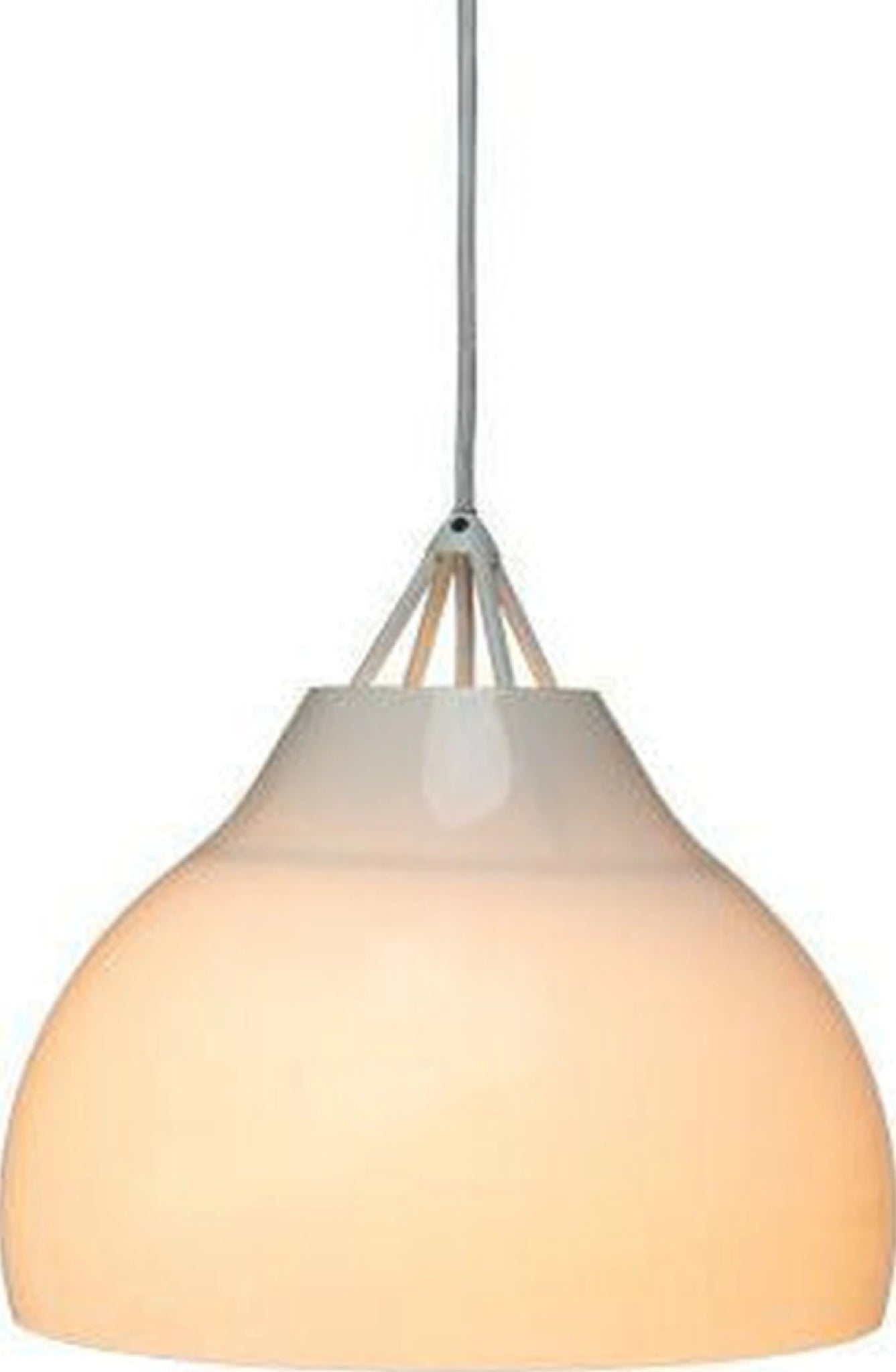 Dyberg Larsen Pyra Pendant Opal/White, 29cm