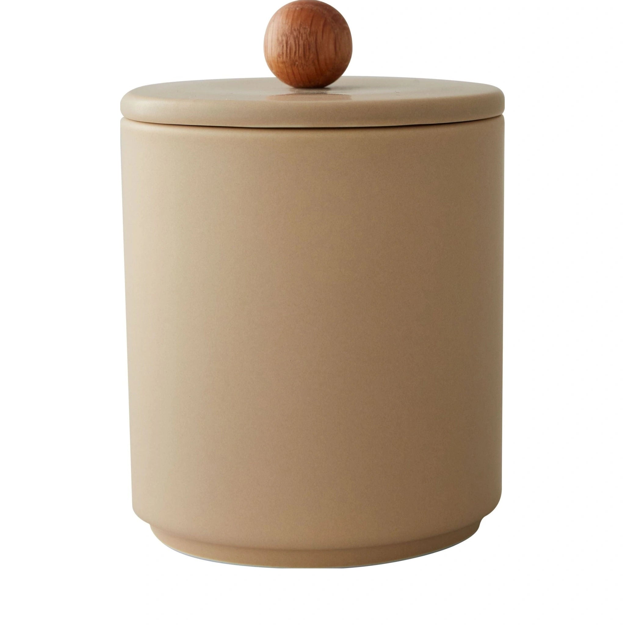 Design Letters treasure jar, beige/beige