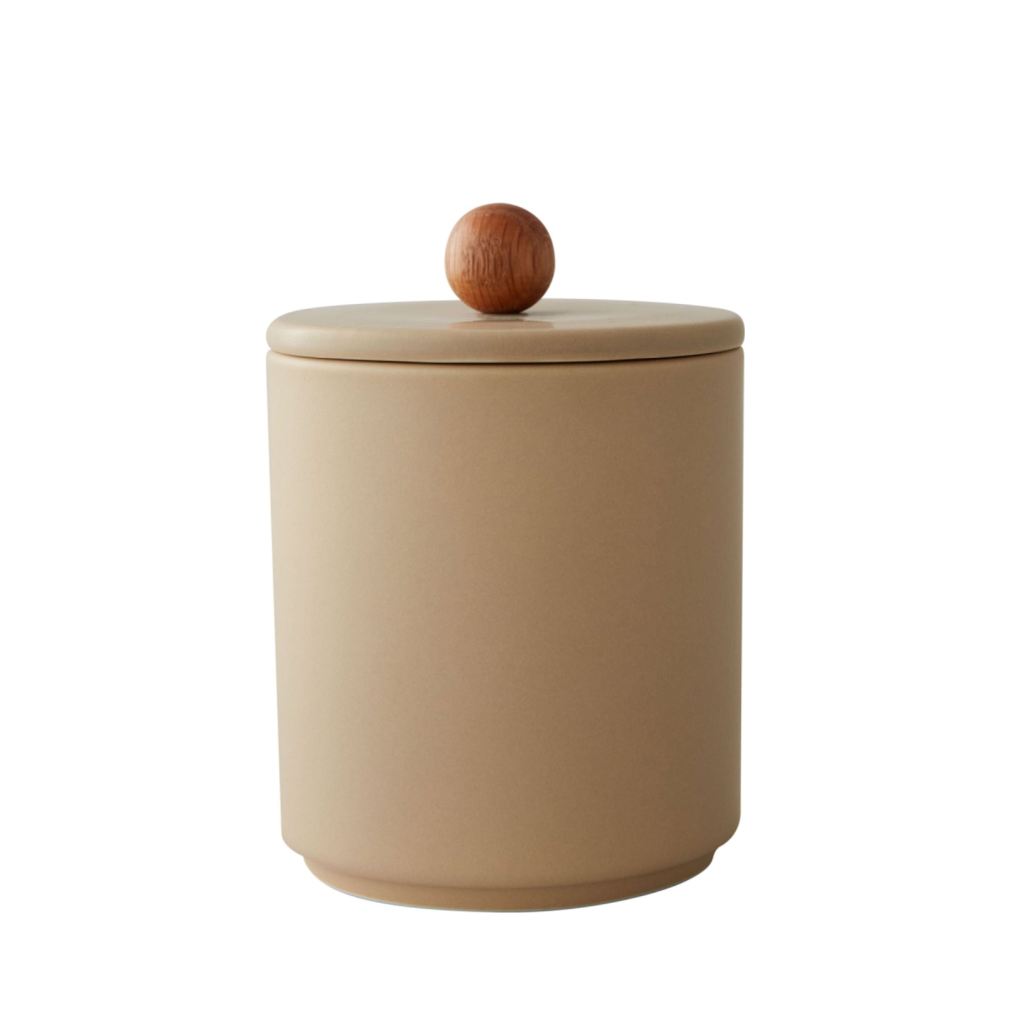 Design Letters treasure jar, beige/beige