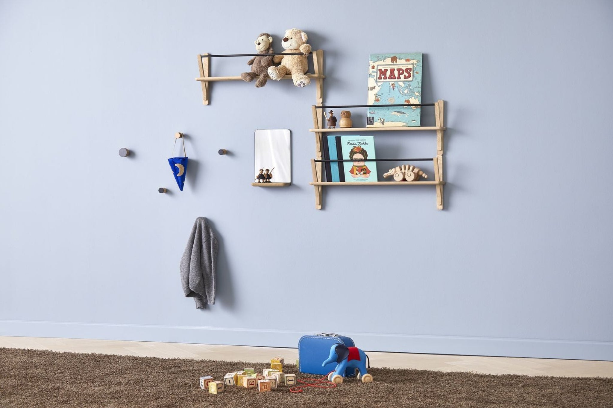 Andersen Furniture Contrast Hook Ø5 cm, oak/beige