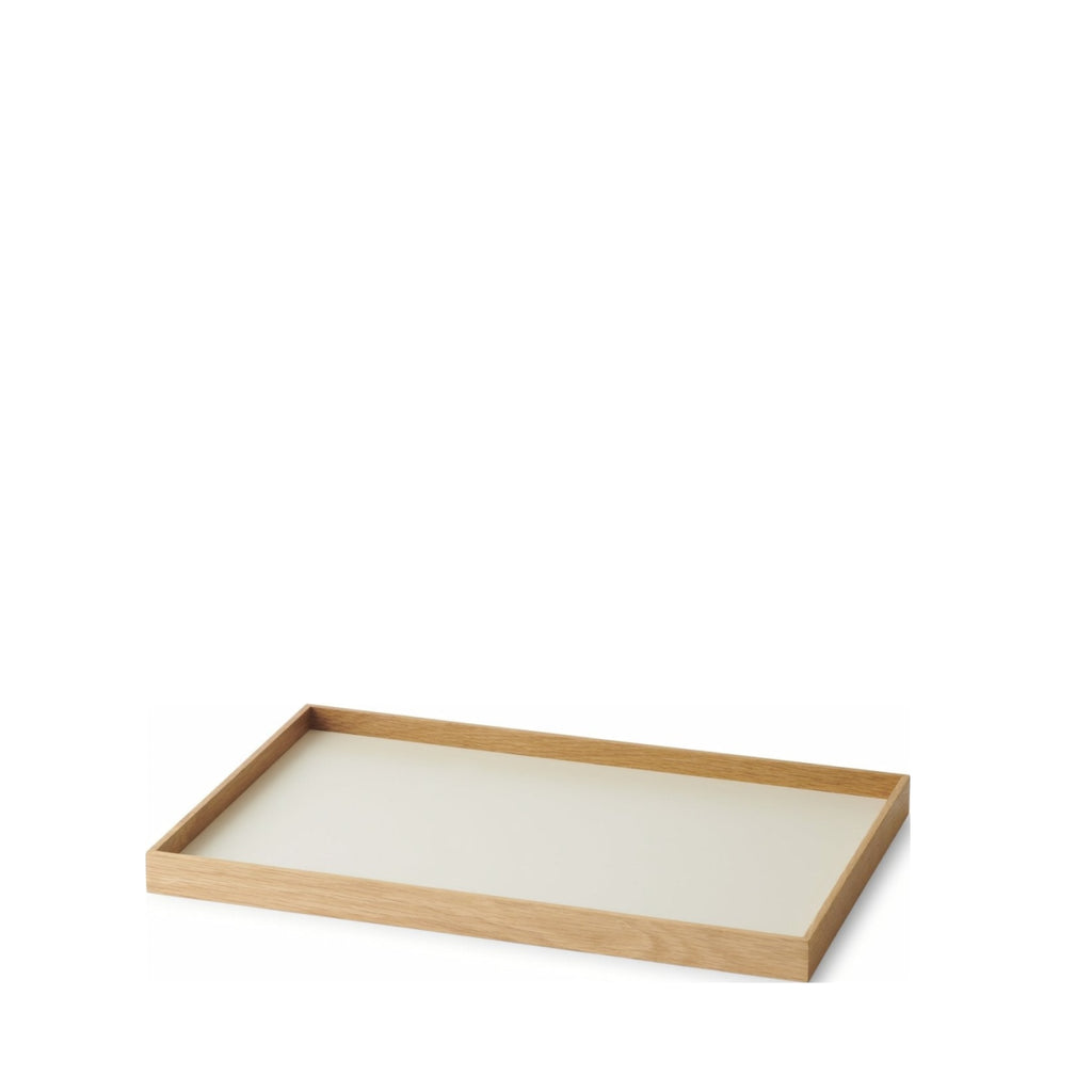Gejst Frame Medium Tray Oak/beige – Waterproof Mdf Decorative 47x40cm