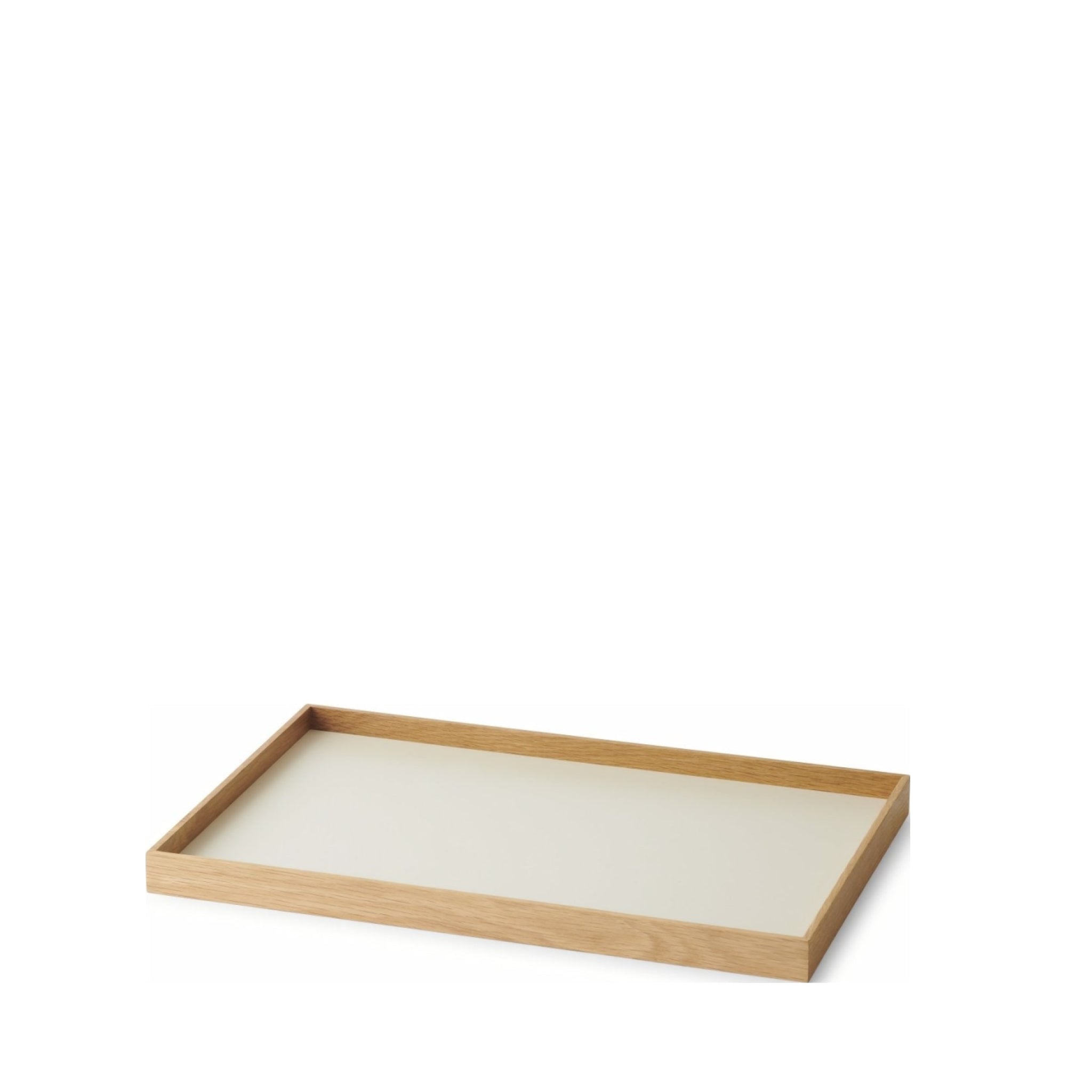 Gejst Frame Medium Tray Oak/beige – Waterproof Mdf Decorative 47x40cm