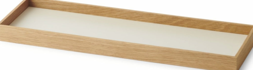 Gejst Frame Small Oak/beige Tray - Ash & Steel Display 47x40x41 Cm