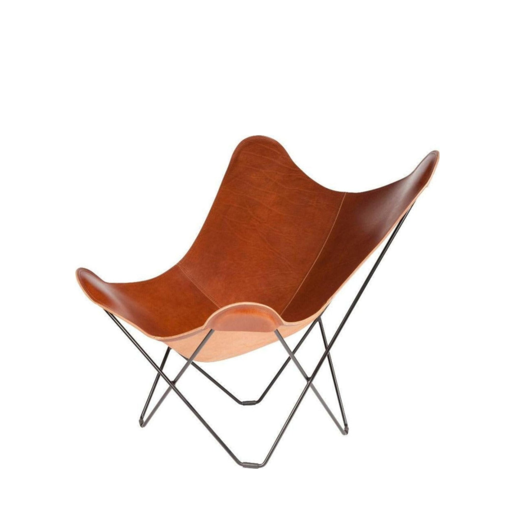 Cuero Pampa Mariposa Butterfly Chair, Montana/Black