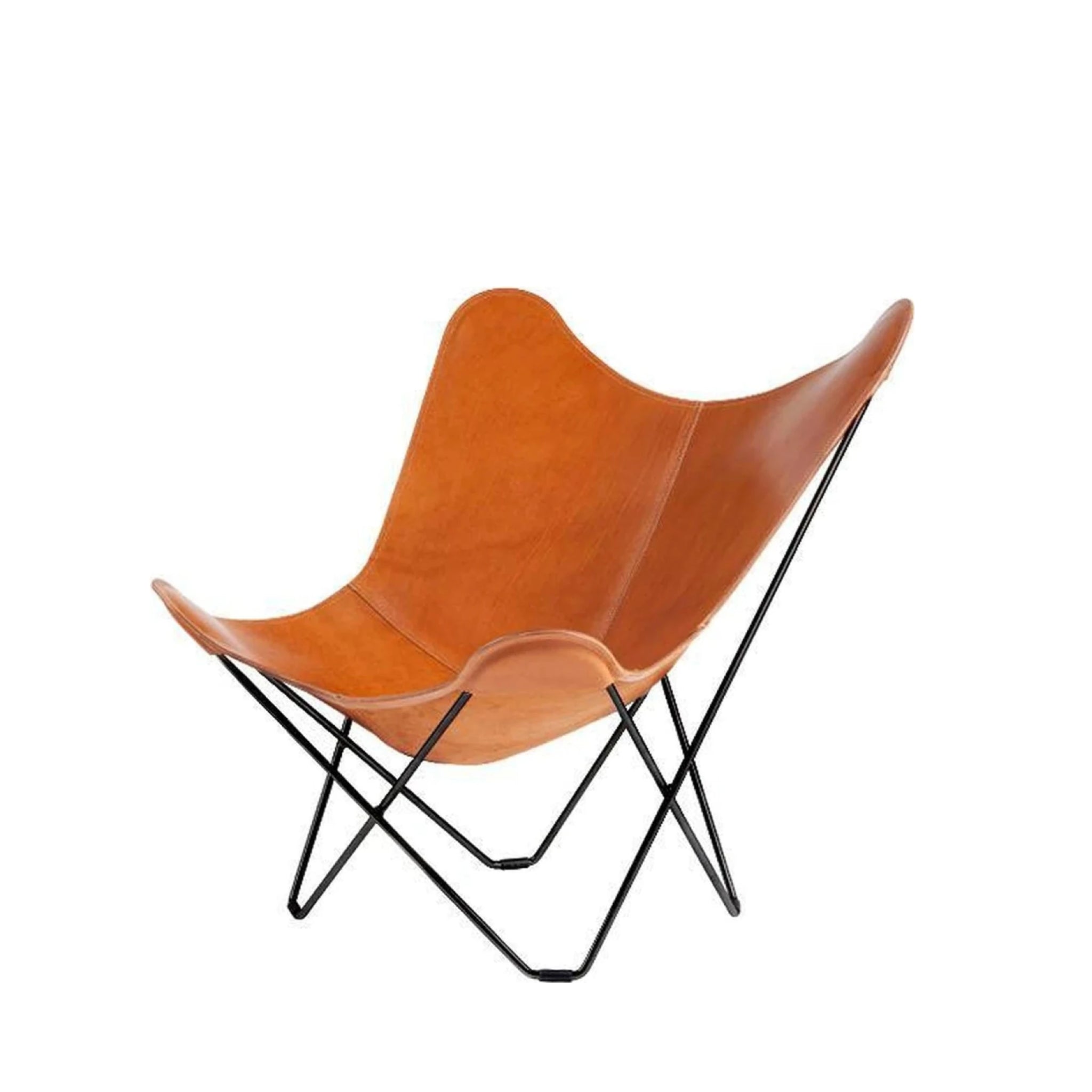 Cuero Pampa Mariposa Butterfly Chair, Polo/Black