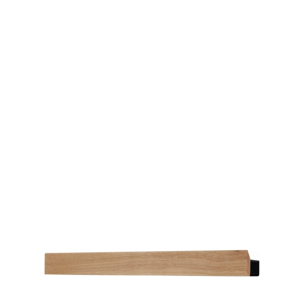 Gejst FLEX Rail 60cm Oak/Black - Magnetic Modular Wall Rail with Hooks
