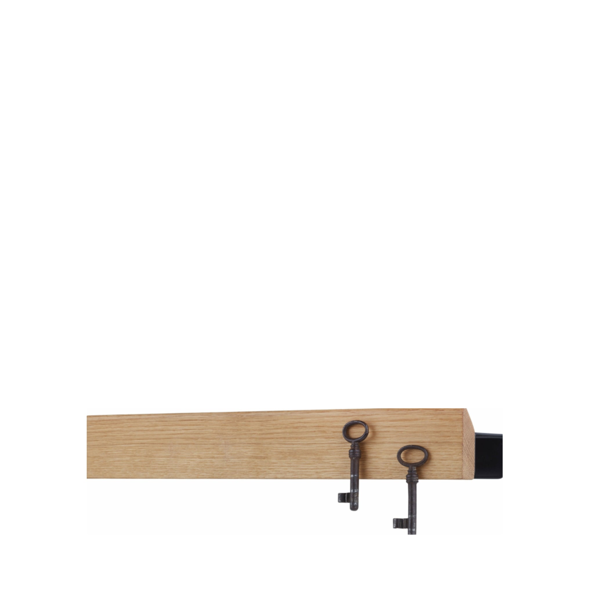 Gejst FLEX Rail 40 Oak/Black — Magnetic Wall Organizer 40 cm