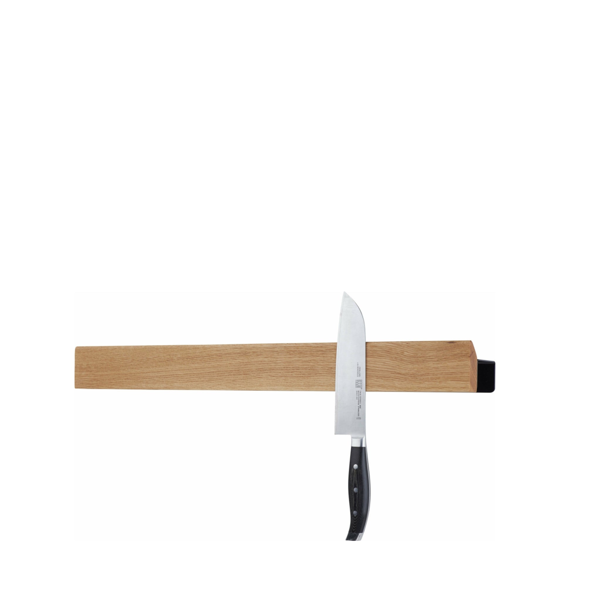 Gejst FLEX Rail 60cm Oak/Black - Magnetic Modular Wall Rail with Hooks