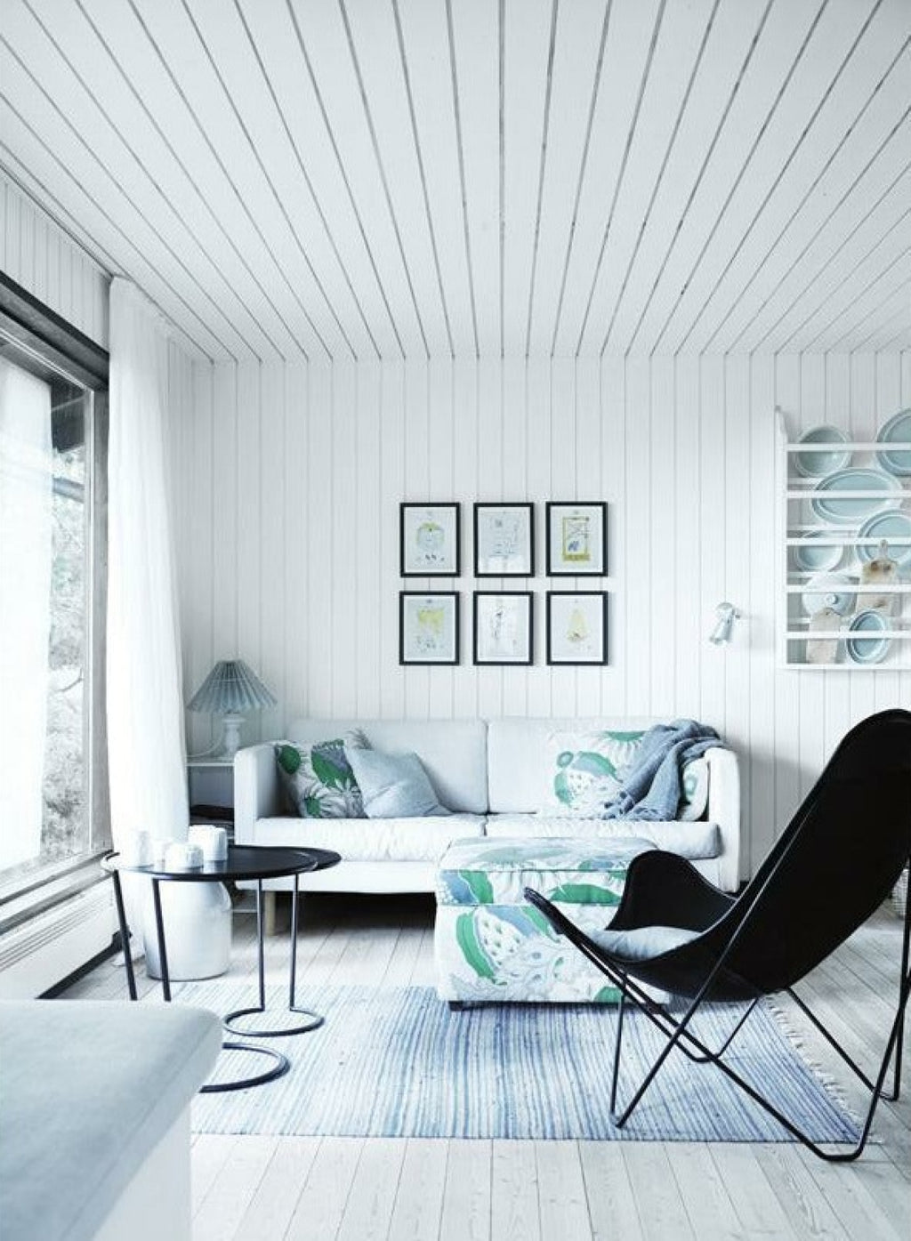 Cuero Pampa Mariposa Butterfly Chair, Black/Black