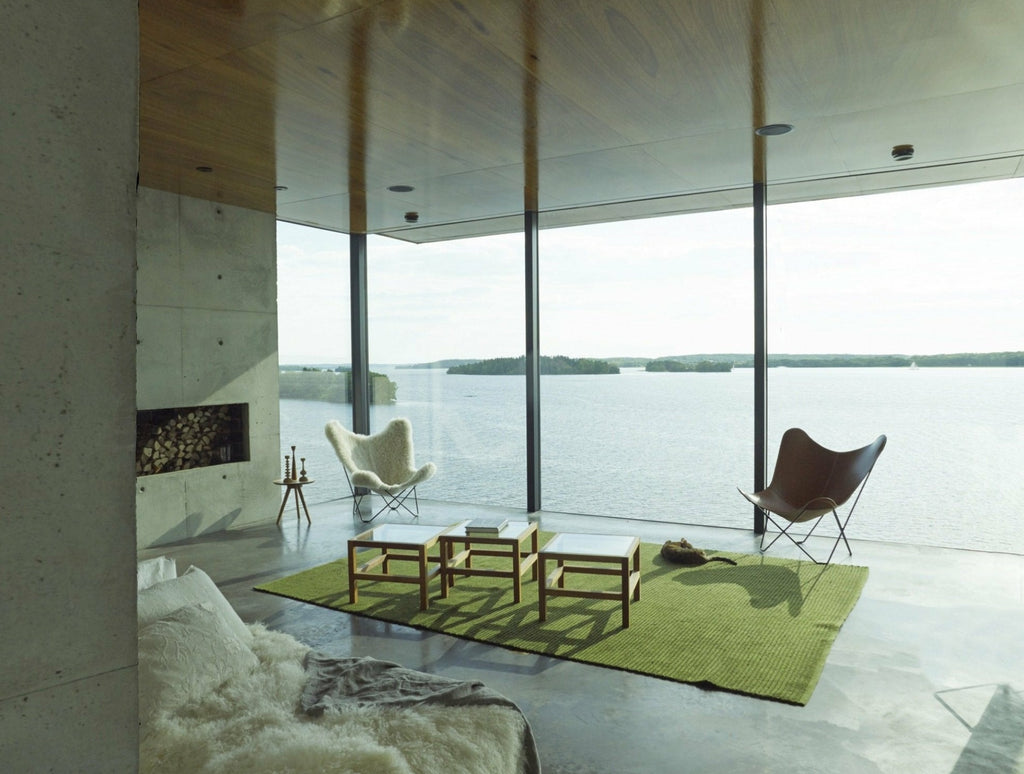 Cuero Pampa Mariposa Butterfly Chair, Chocolate/Black