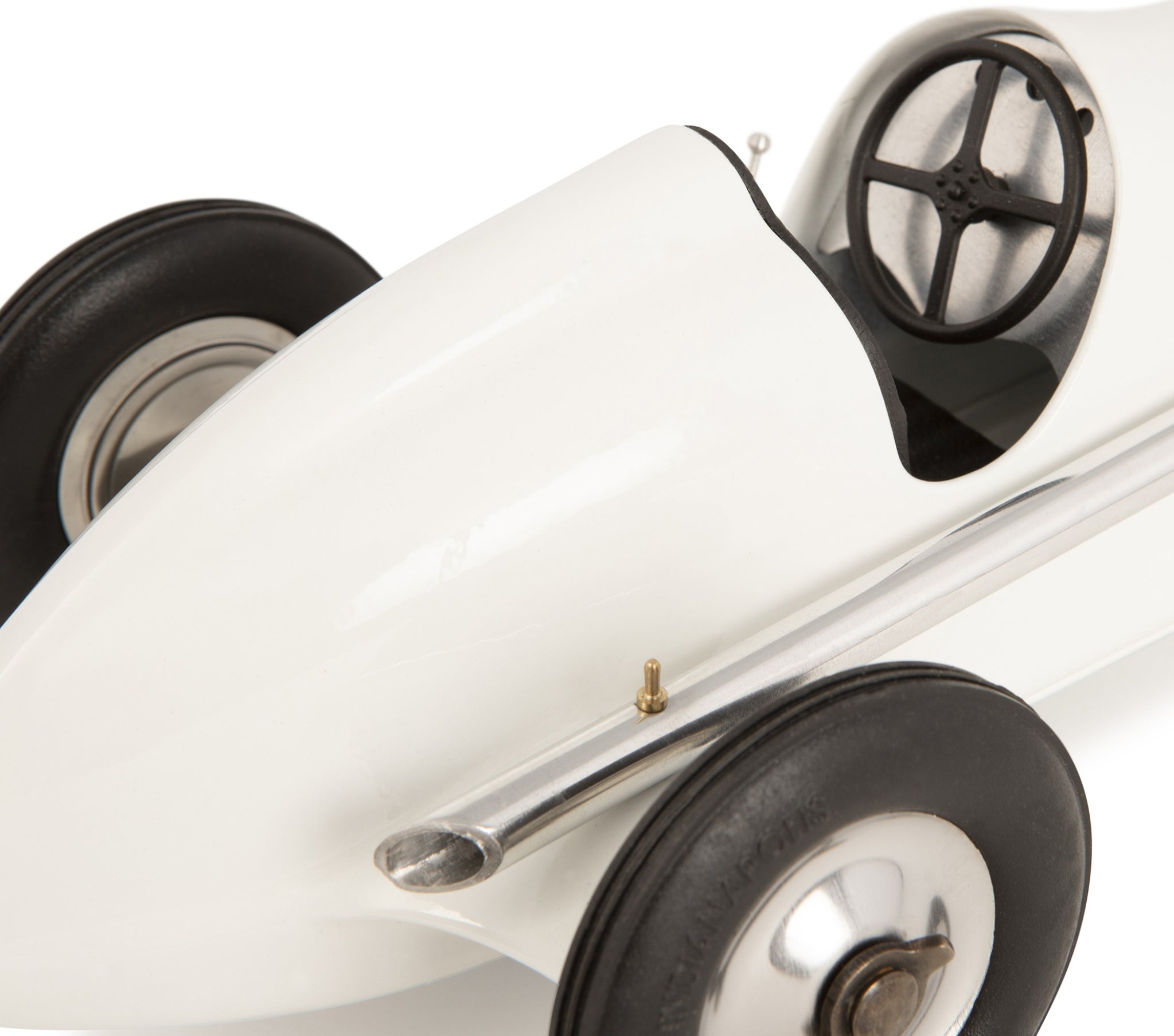 Authentic Models Indianapolis Racing Car Model, White/black