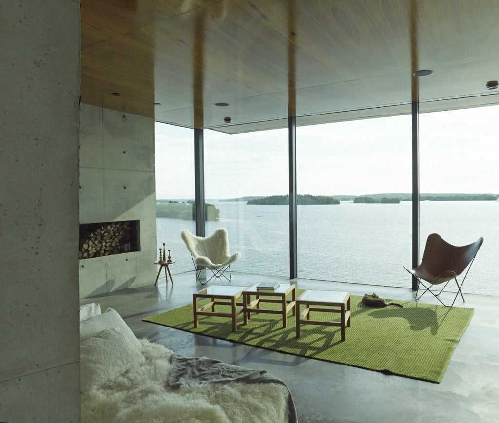 Cuero Pampa Mariposa Butterfly Chair, Chocolate/Black