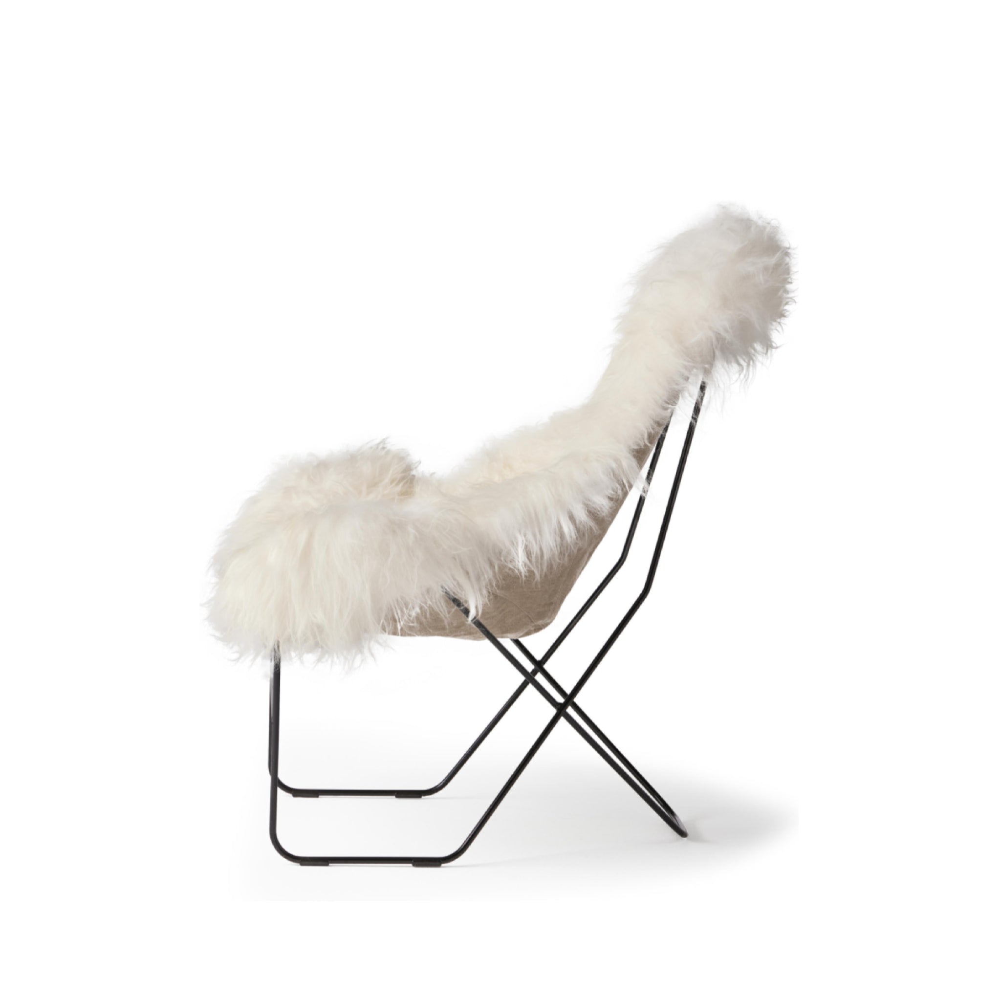 Cuero Valhalla Iceland Chair, Wild White/Black Frame