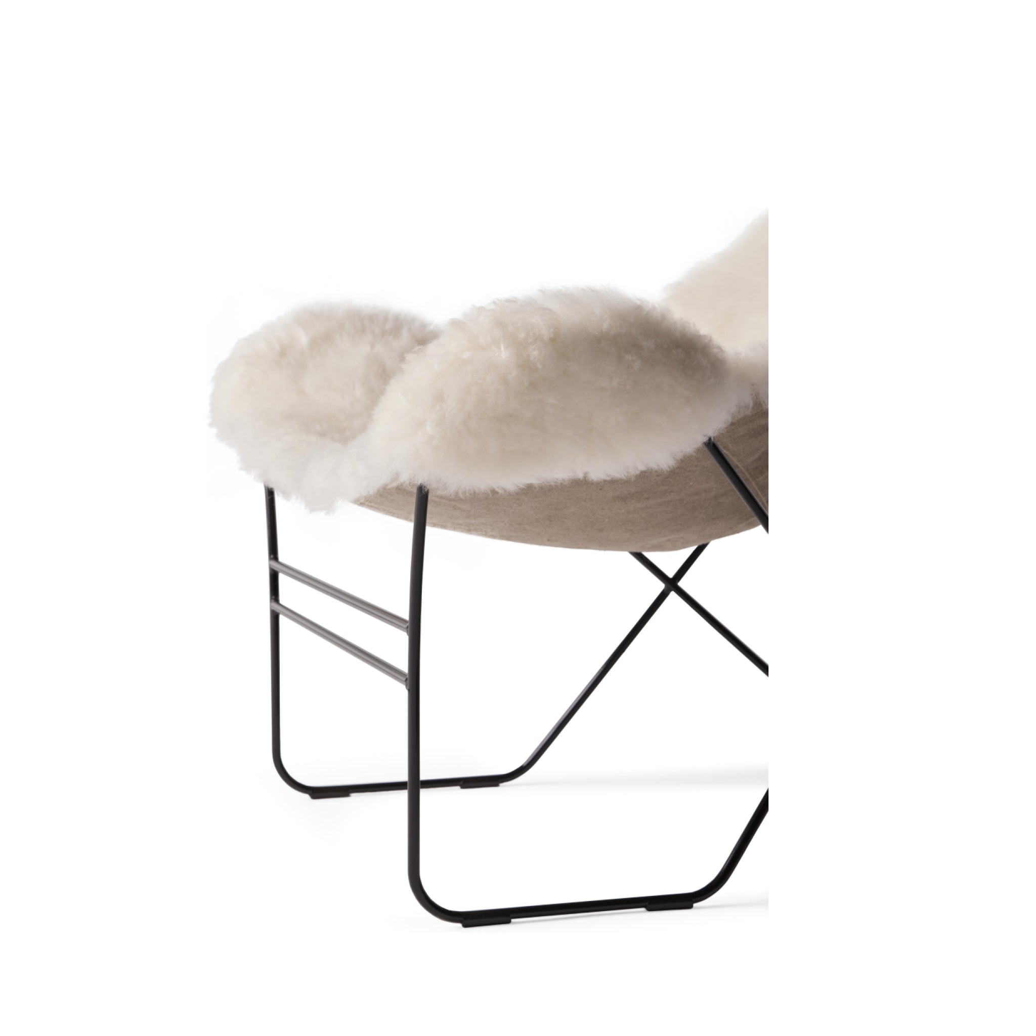 Cuero Valhalla Iceland Chair, Wild White/Black Frame