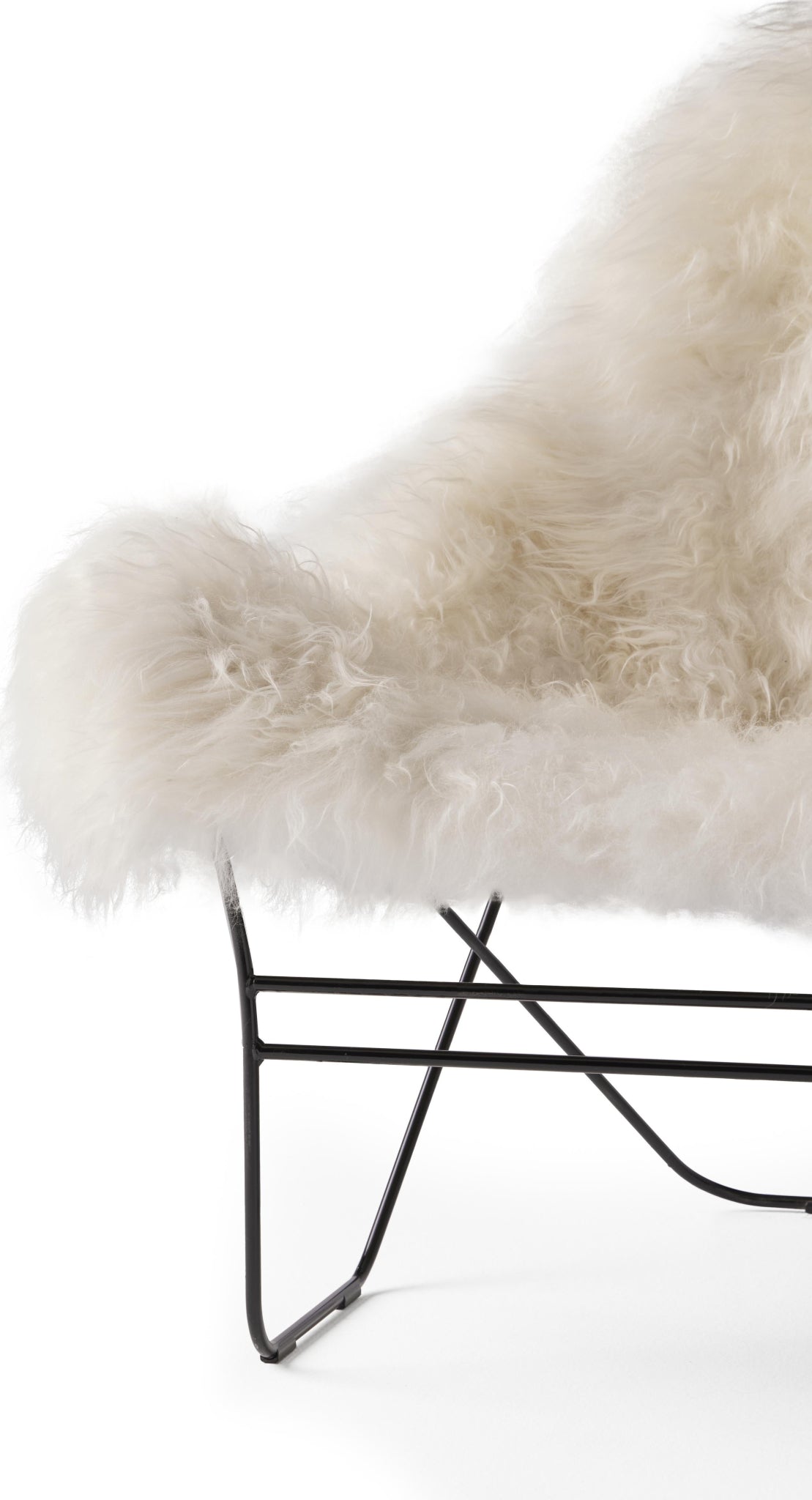 Cuero Valhalla Iceland Chair, Wild White/Black Frame