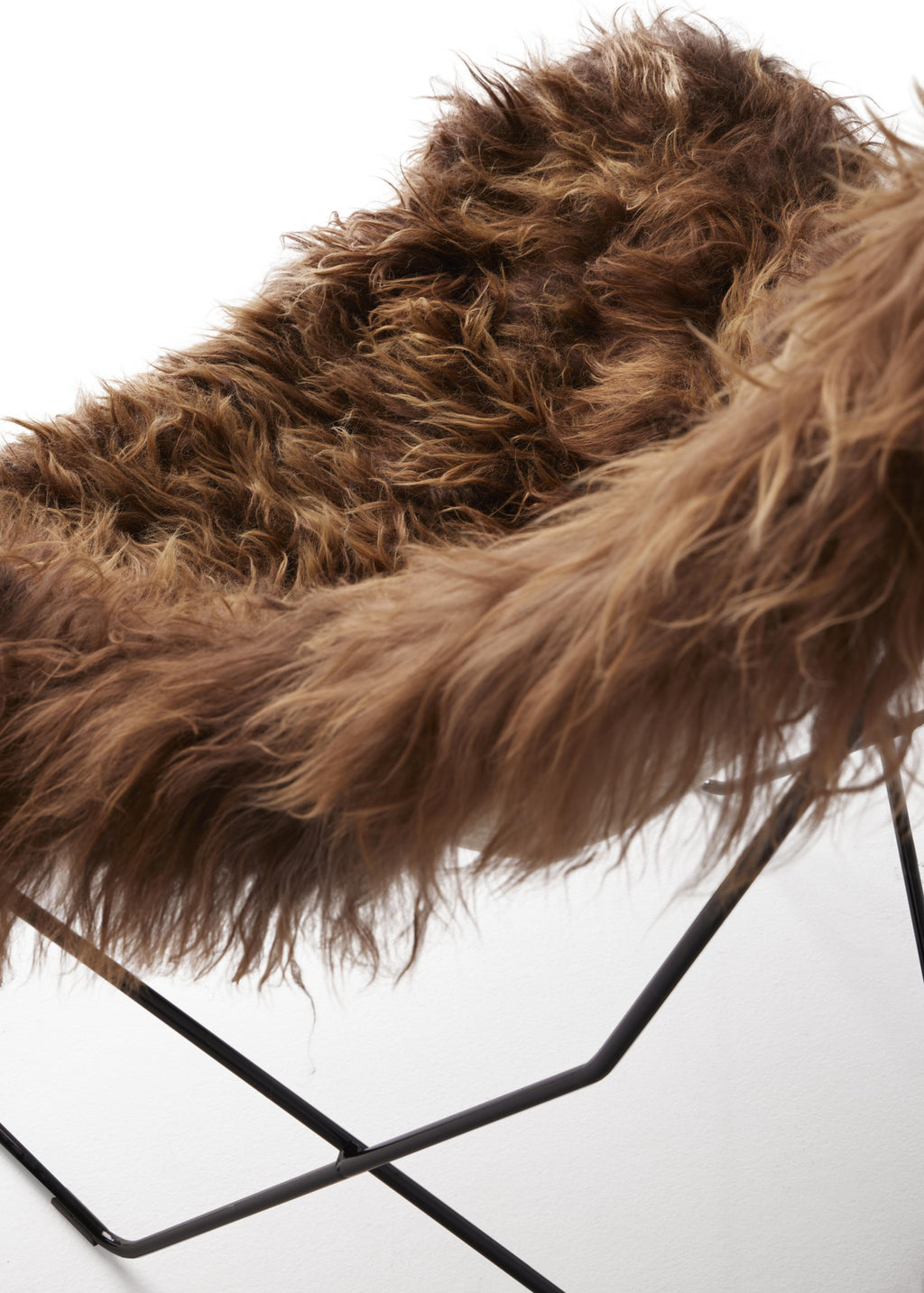 Cuero Valhalla Iceland Chair, Wild Brown/Black Frame