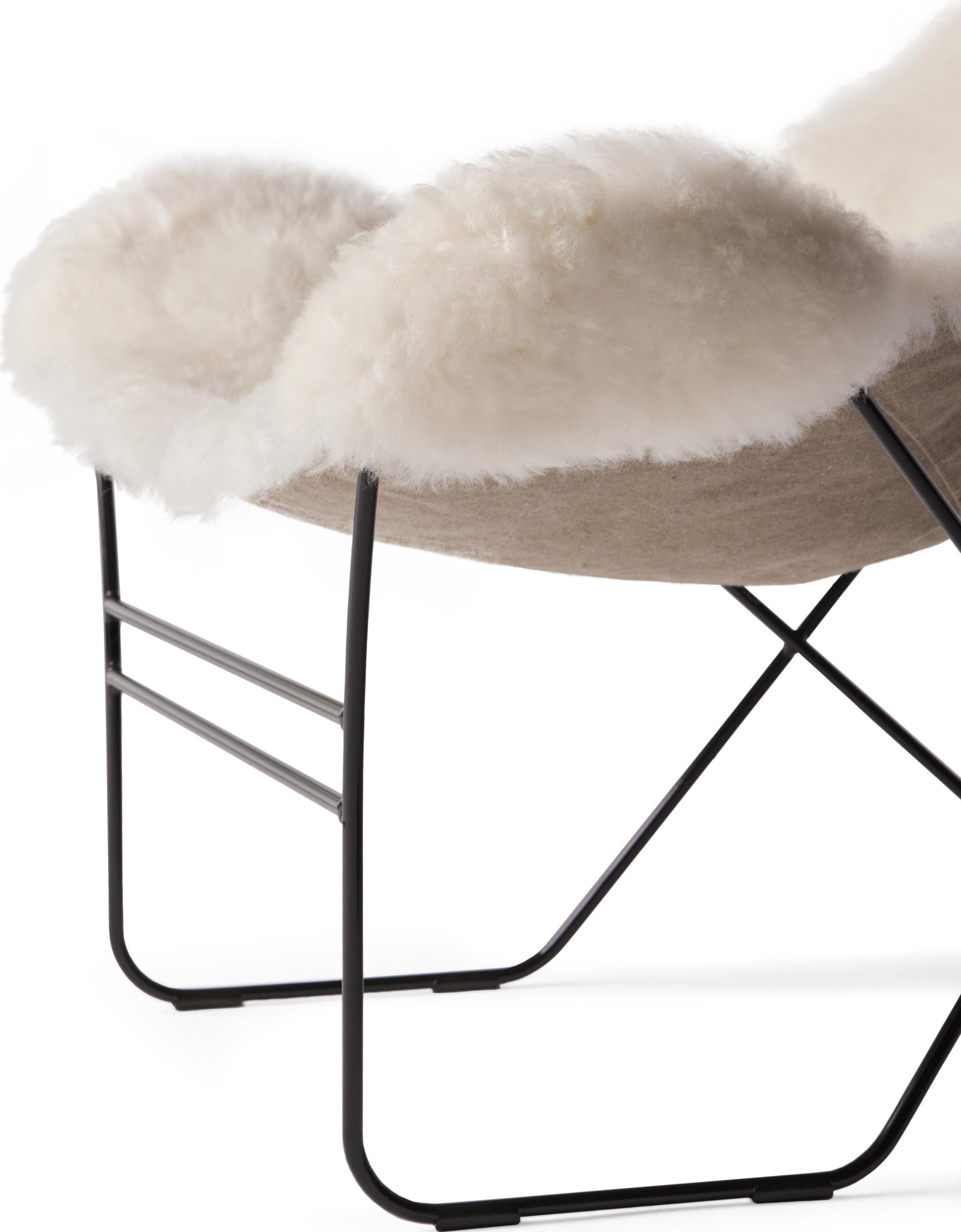 Cuero Valhalla Iceland Chair, Wild White/Black Frame