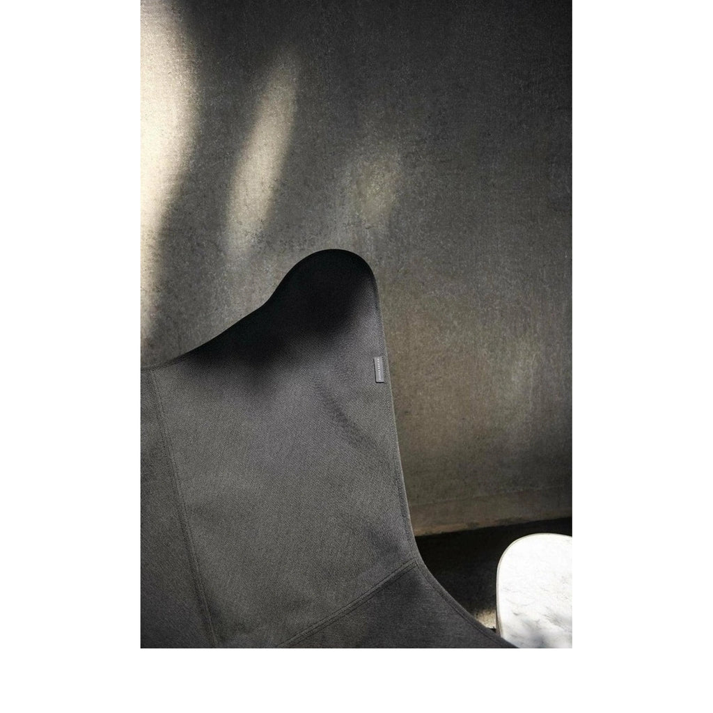 Cuero Sunshine Mariposa Butterfly Chair, Charcoal Piqué/Black Outdoor Frame