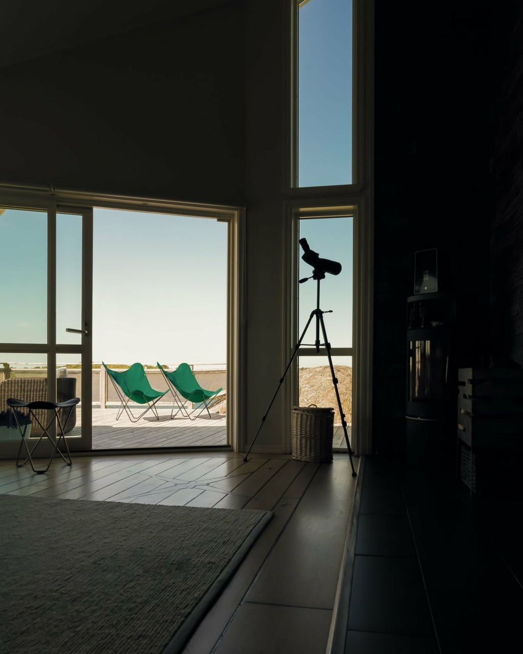 Cuero Sunshine Mariposa Butterfly Chair, Forest Green/Black Outdoor Frame