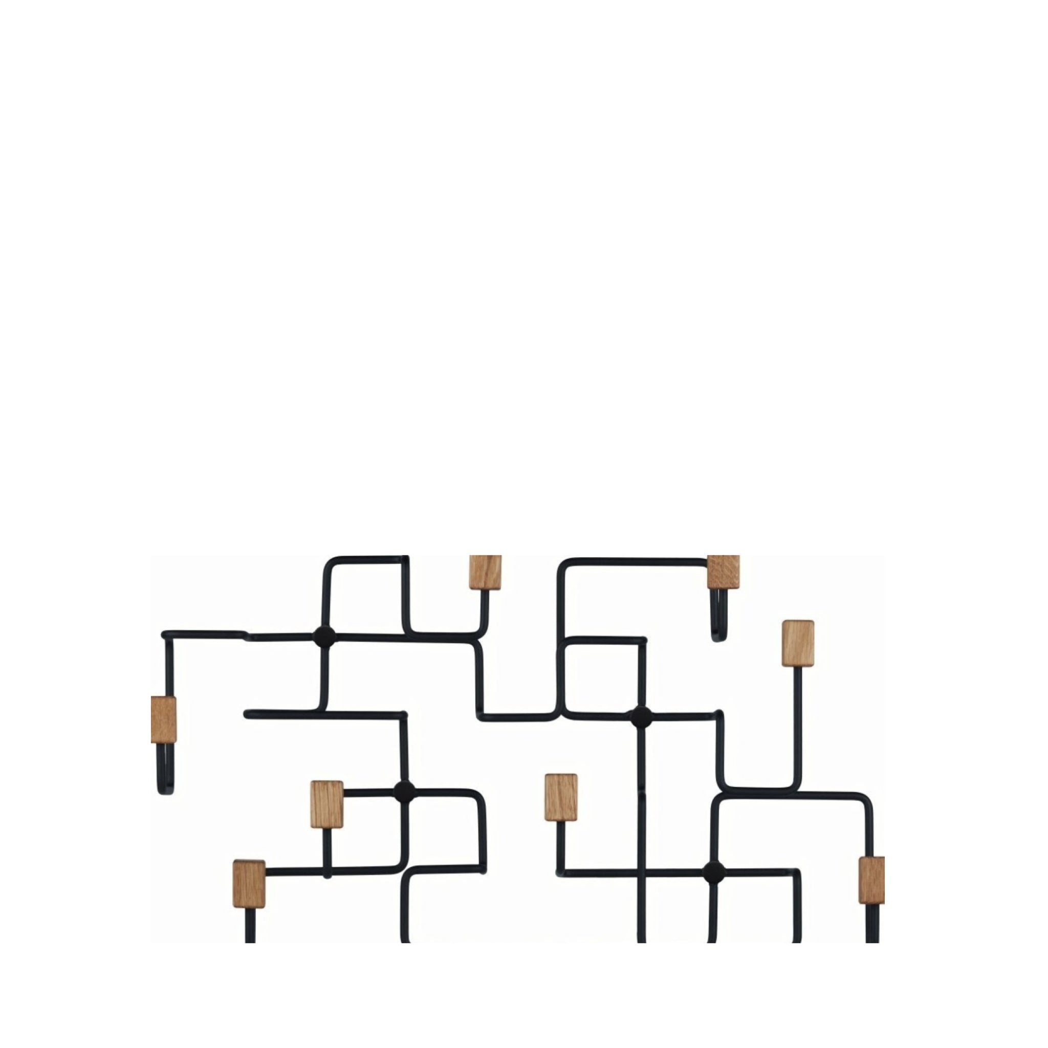 Gejst Underground Oak/black Wardrobe – Sculptural Hallway Unit 33 Cm