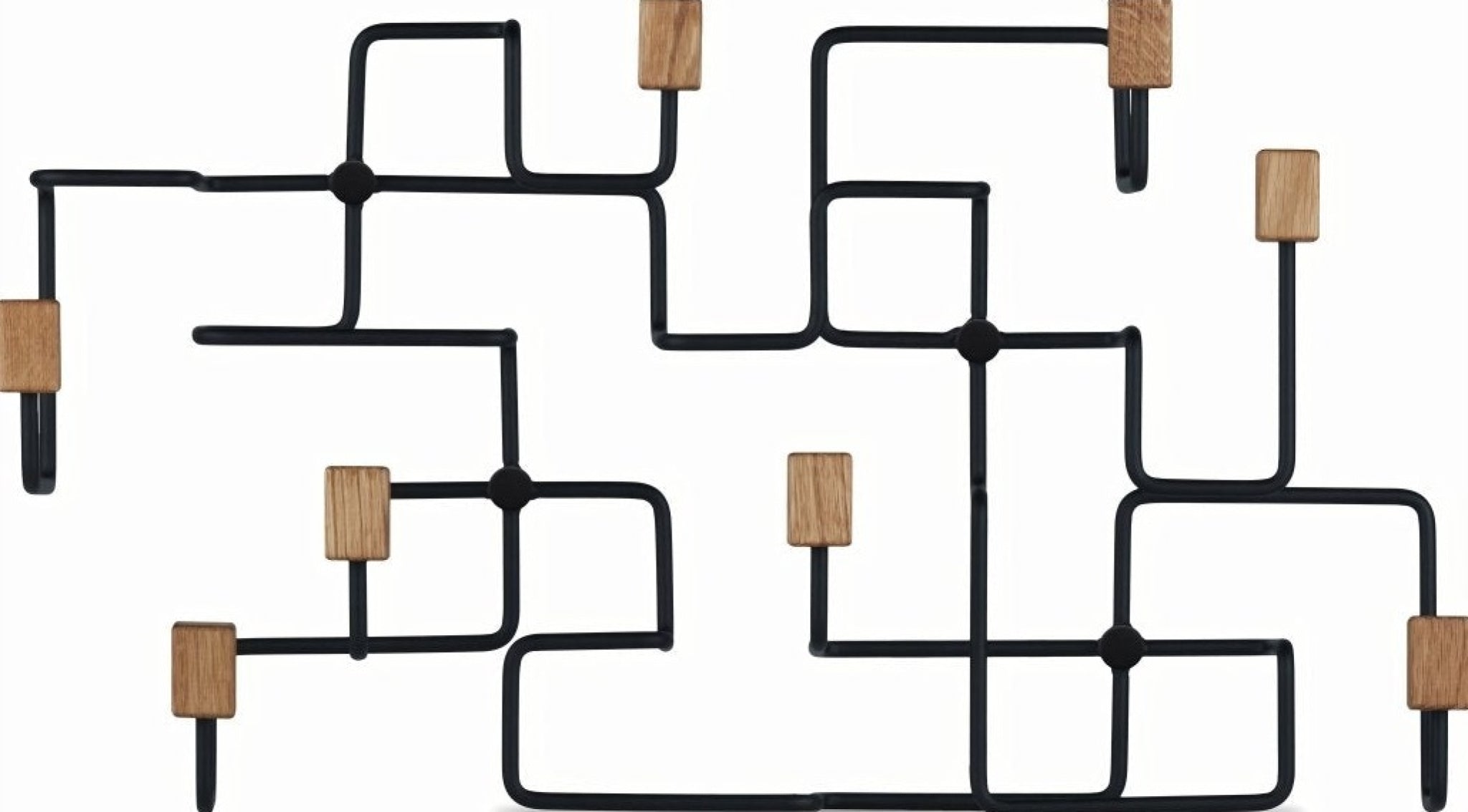 Gejst Underground Oak/black Wardrobe – Sculptural Hallway Unit 33 Cm