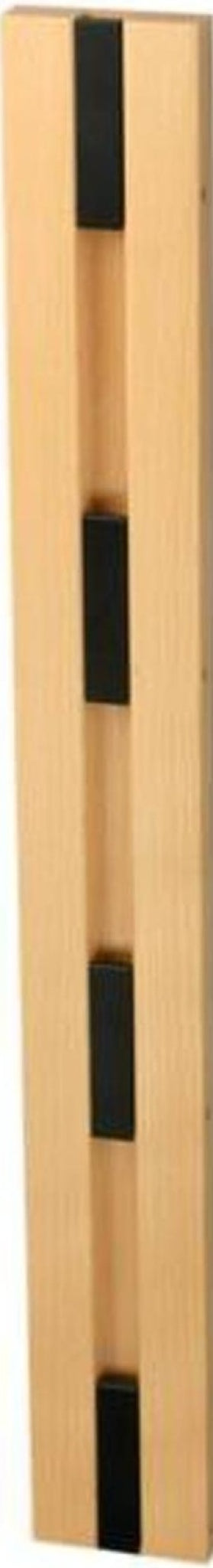 LOCA Knax Vertical coat rack, beech soaped/black