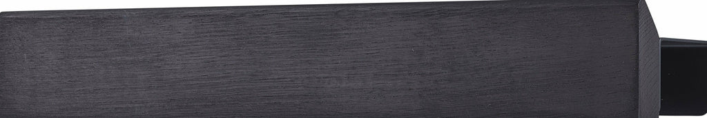 Gejst Flex Rail 40 Black Oak & Black Steel — 40cm Wall Rail Organizer