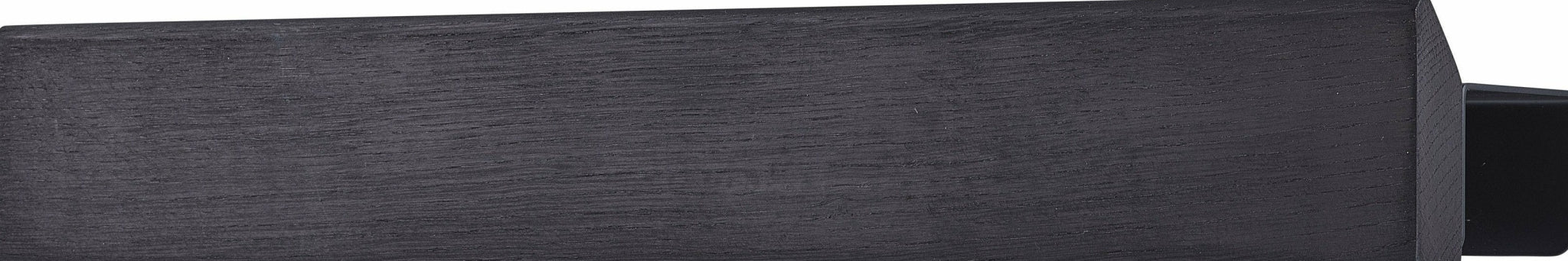 Gejst Flex Rail 40 Black Oak & Black Steel — 40cm Wall Rail Organizer