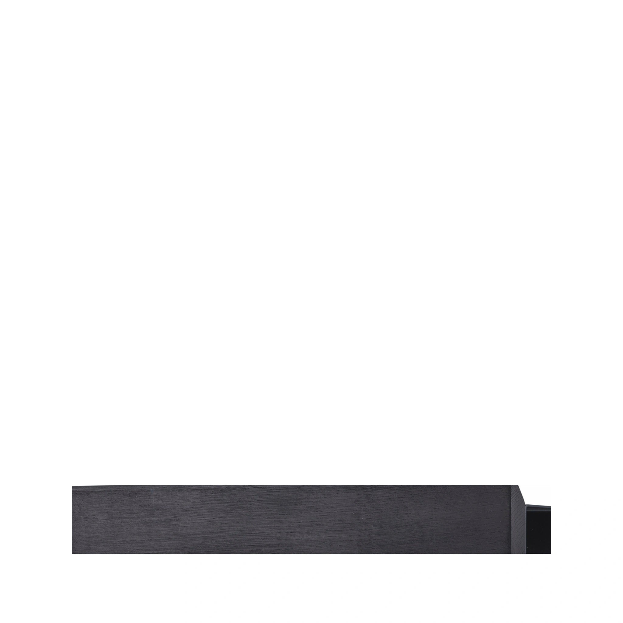 Gejst Flex Rail 40 Black Oak & Black Steel — 40cm Wall Rail Organizer