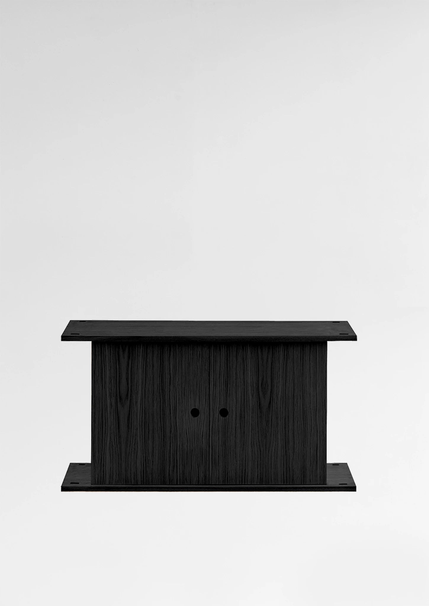 Moebe S PART Black Cabinet Component - Top/Bottom, MDF, 35x85x45 cm