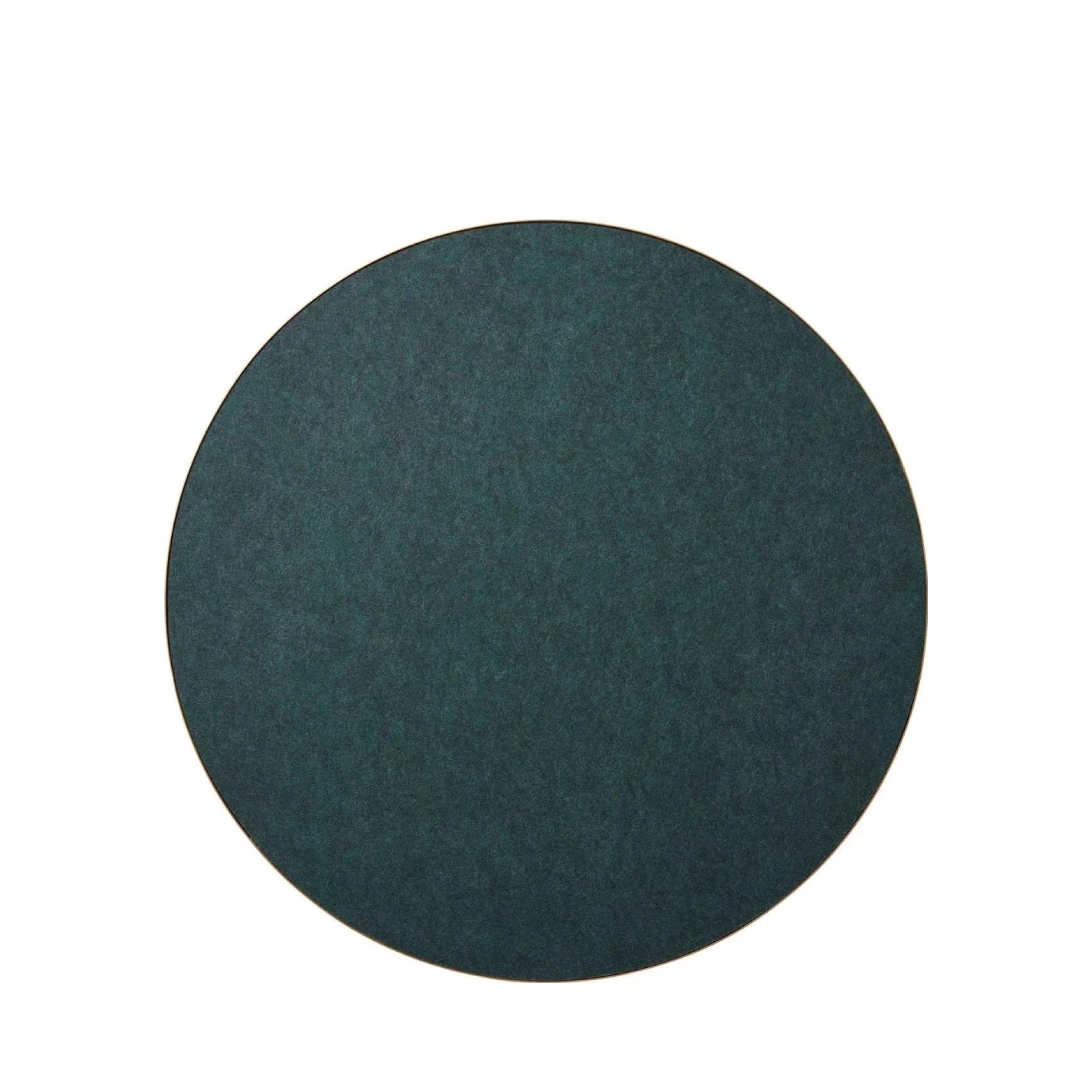 Gejst Retell Pinboard Ø80 Cm — Green Felt & Brass Frame, Acoustic