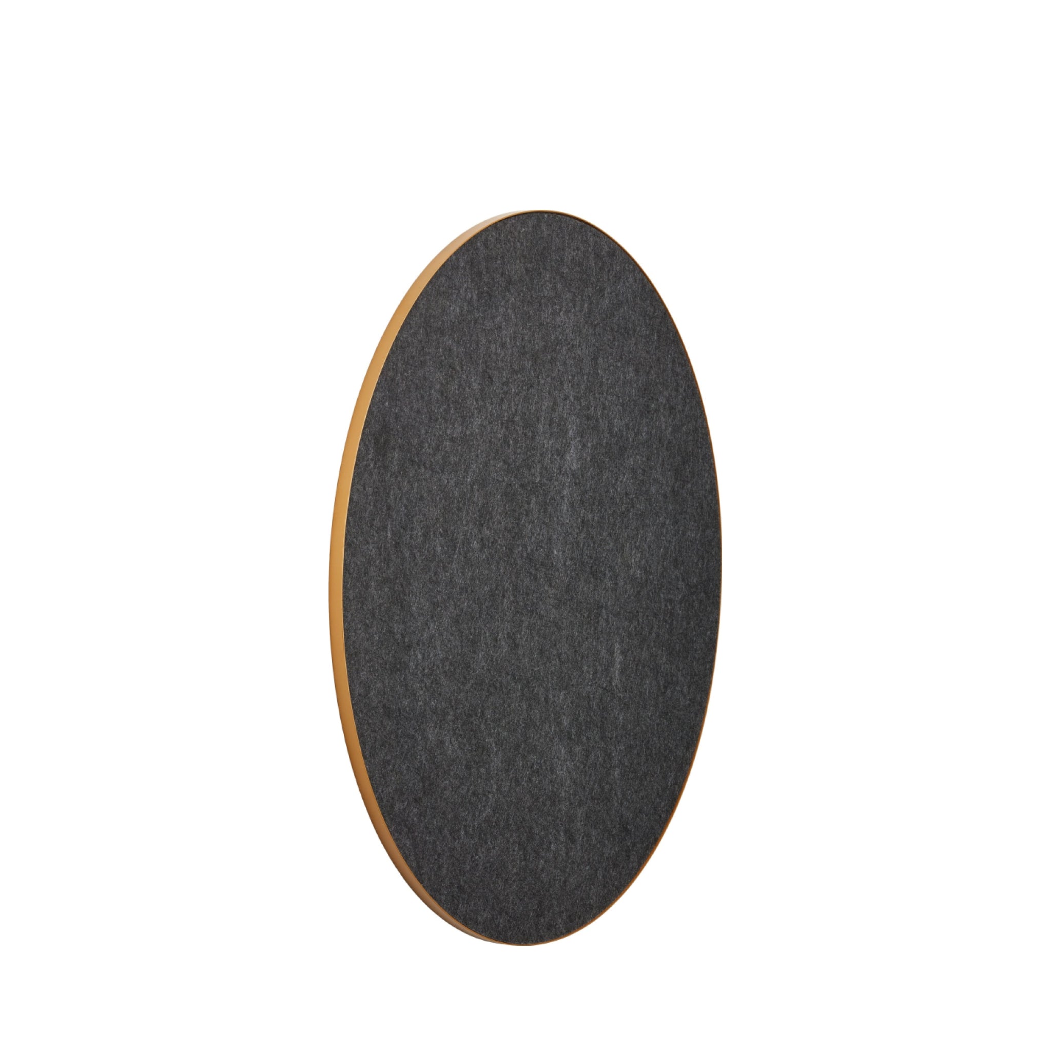 Gejst Retell Pinboard 80 Cm - Black Felt Bulletin Board, Brass Rim