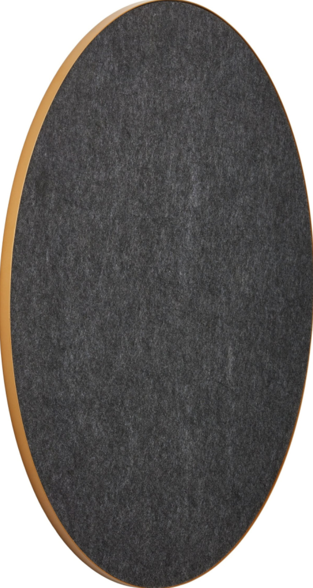 Gejst Retell Pinboard 80 Cm - Black Felt Bulletin Board, Brass Rim