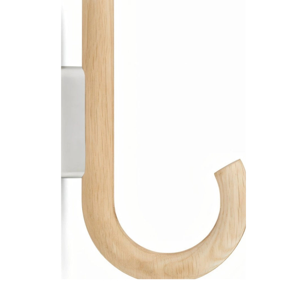 Gejst Hook Wall & Coat Hook - Black Oak/chrome Oak-steel 12.8x19 Cm