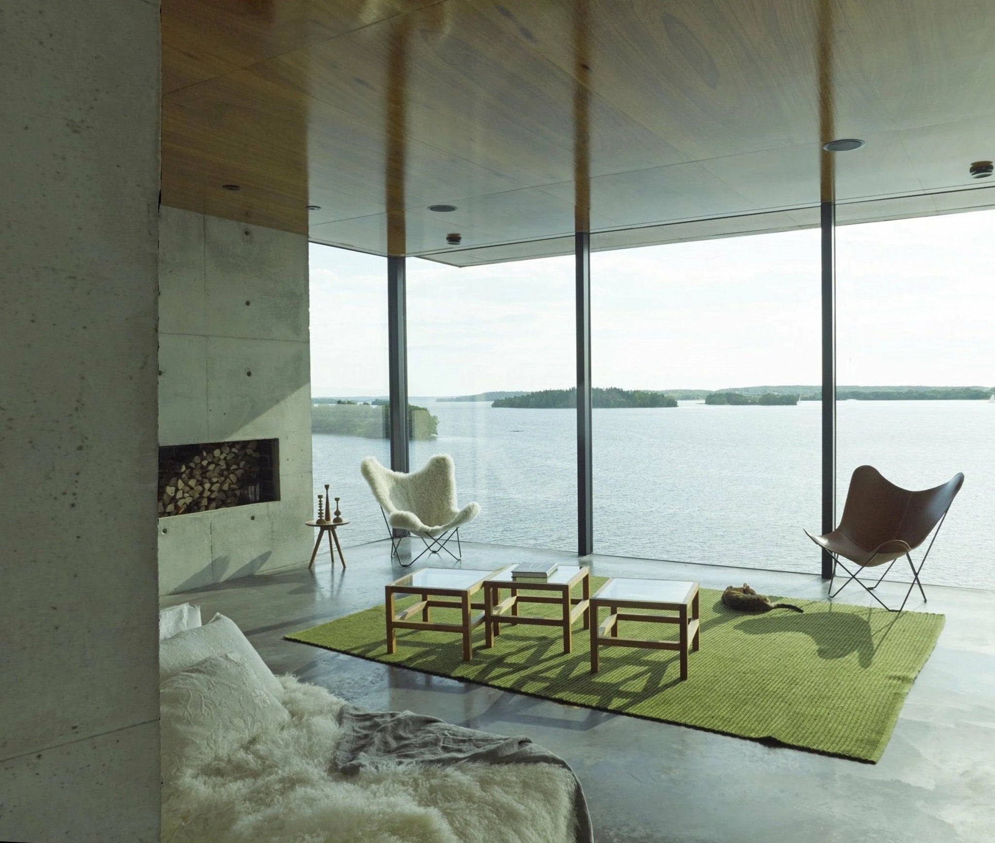 Cuero Pampa Mariposa Butterfly Chair, Chocolate/Chrome