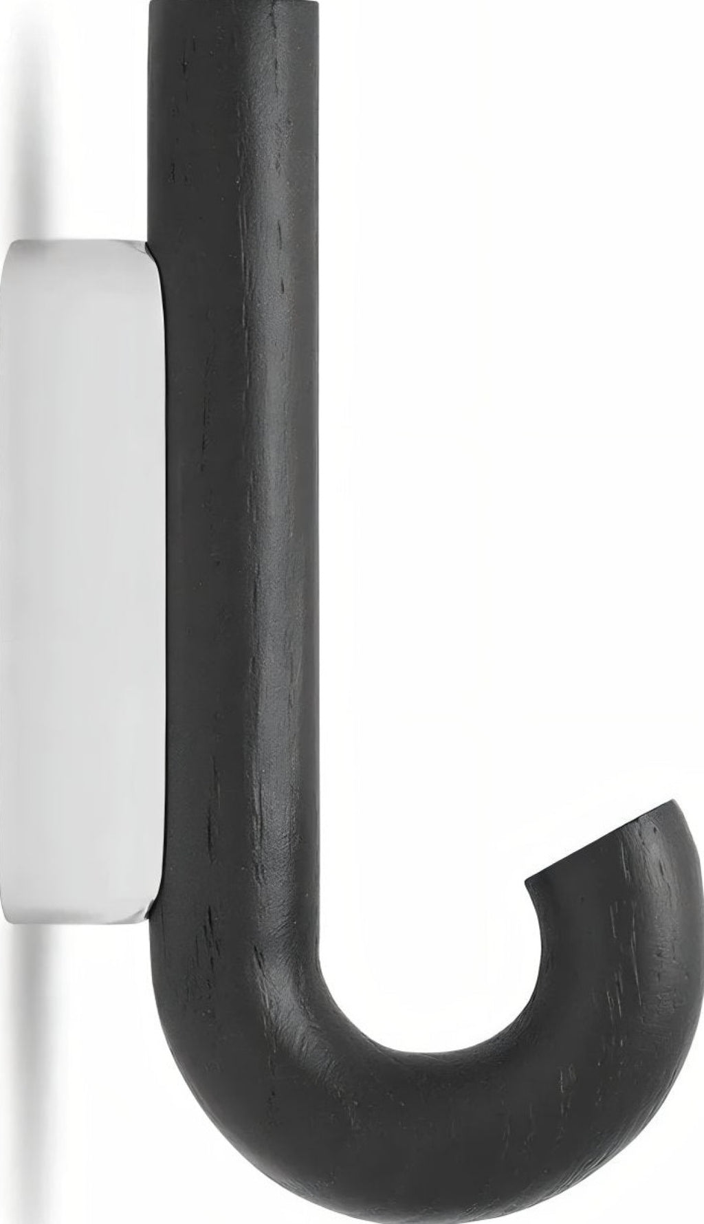 Gejst Hook Mini Wall Hook – Black Oak With Chrome | Small Coat Hook