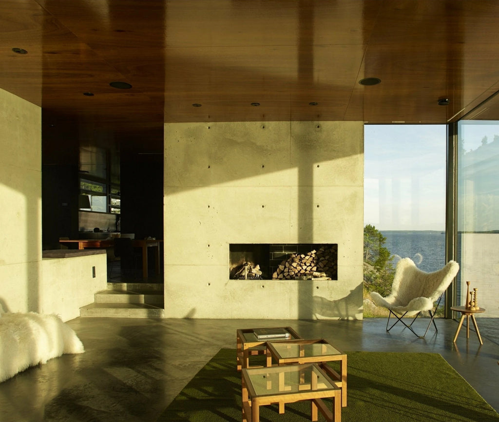 Cuero Iceland Mariposa Butterfly Chair, Shorn White/Chrome