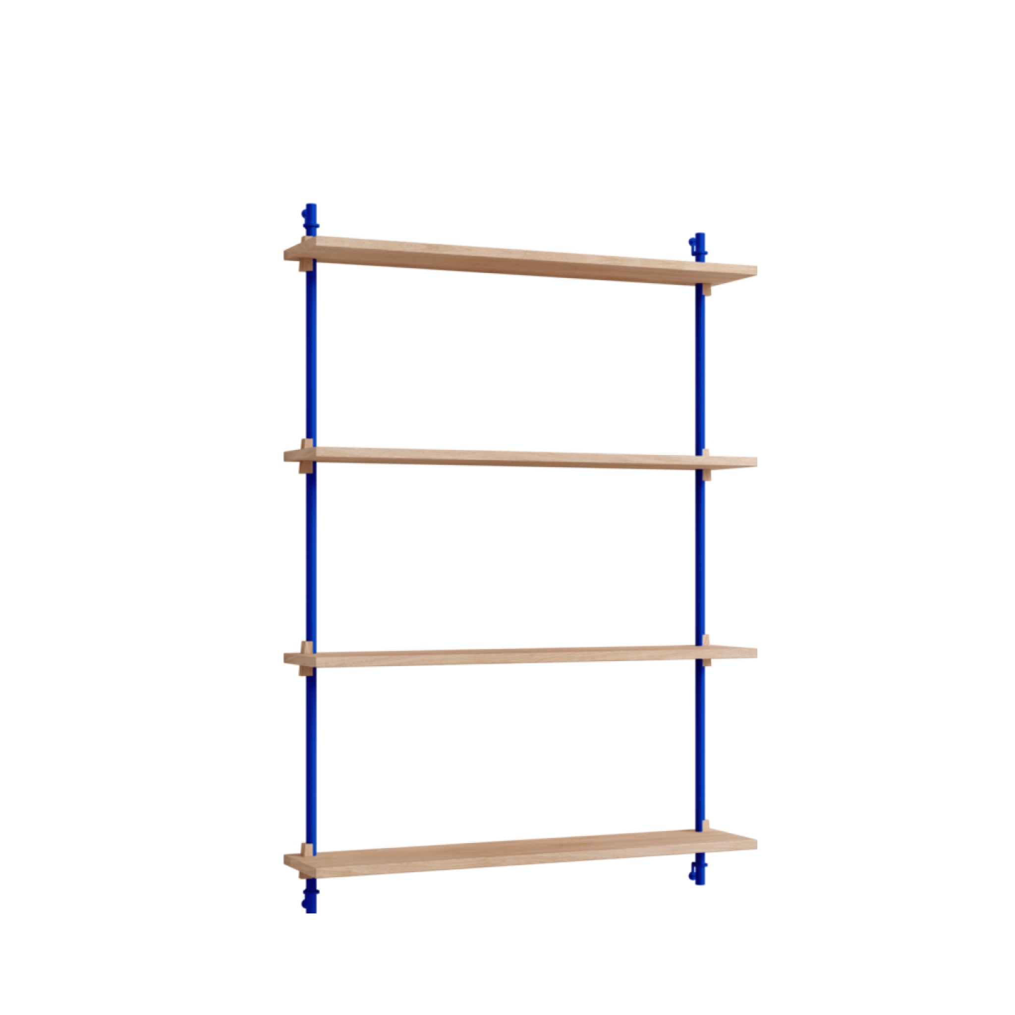 Moebe Wall Shelving WS.115.1 - Oak & Deep Blue for Any Room