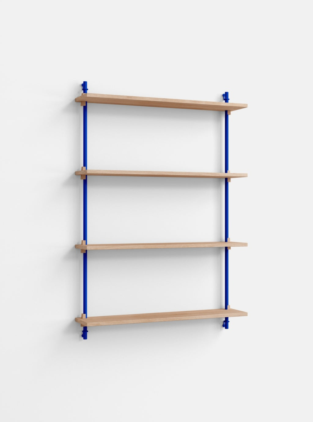 Moebe Wall Shelving WS.115.1 - Oak & Deep Blue for Any Room