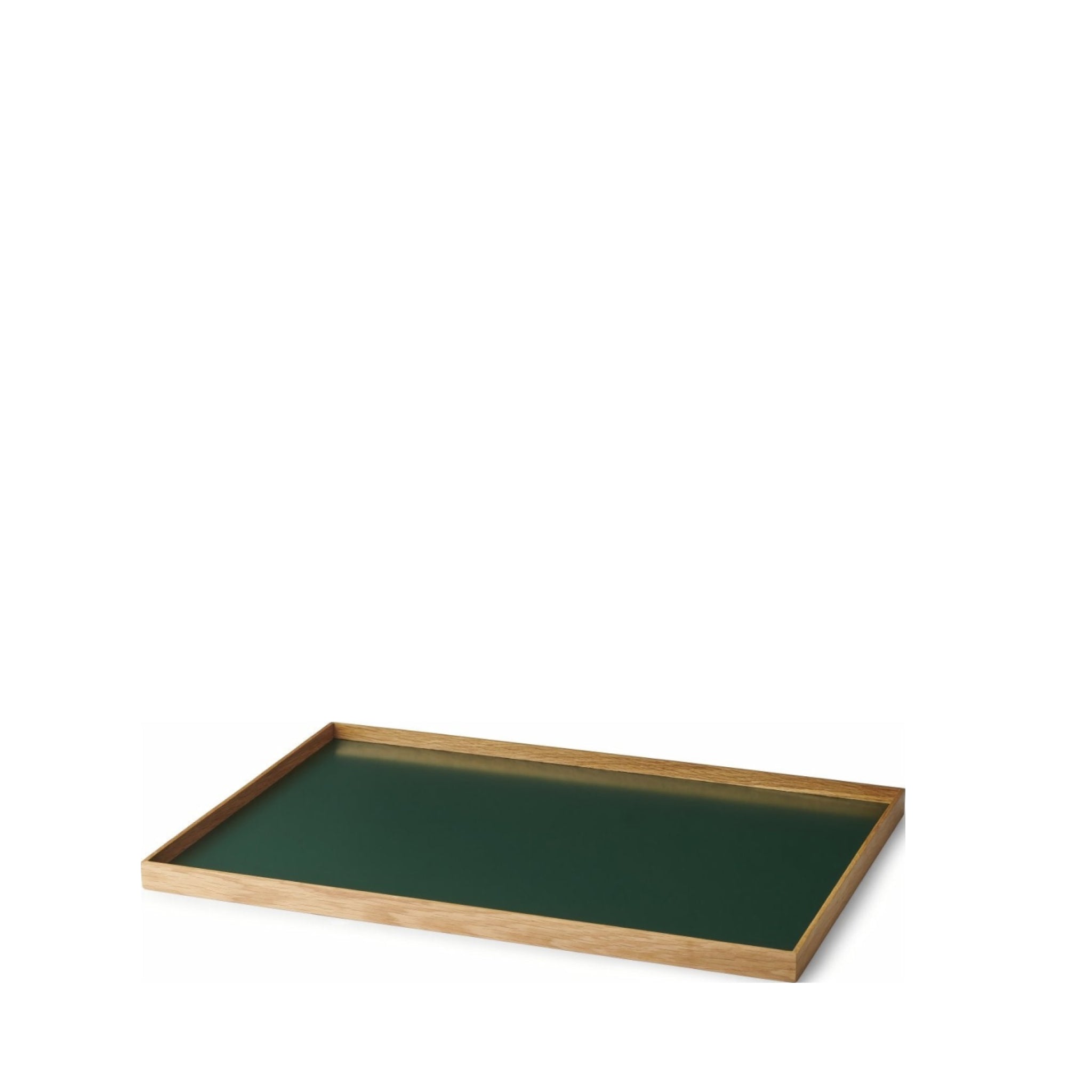 Gejst Frame Tray Large - Oak & Green Ash/steel Serving Tray 47x40cm