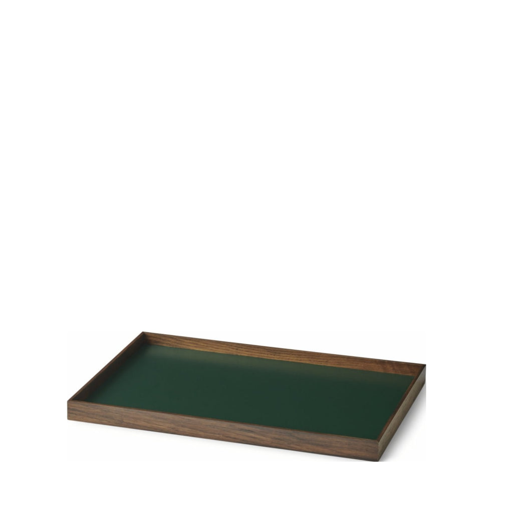 Gejst Frame Tray Medium Smoked Oak/green - Waterproof Mdf & Steel