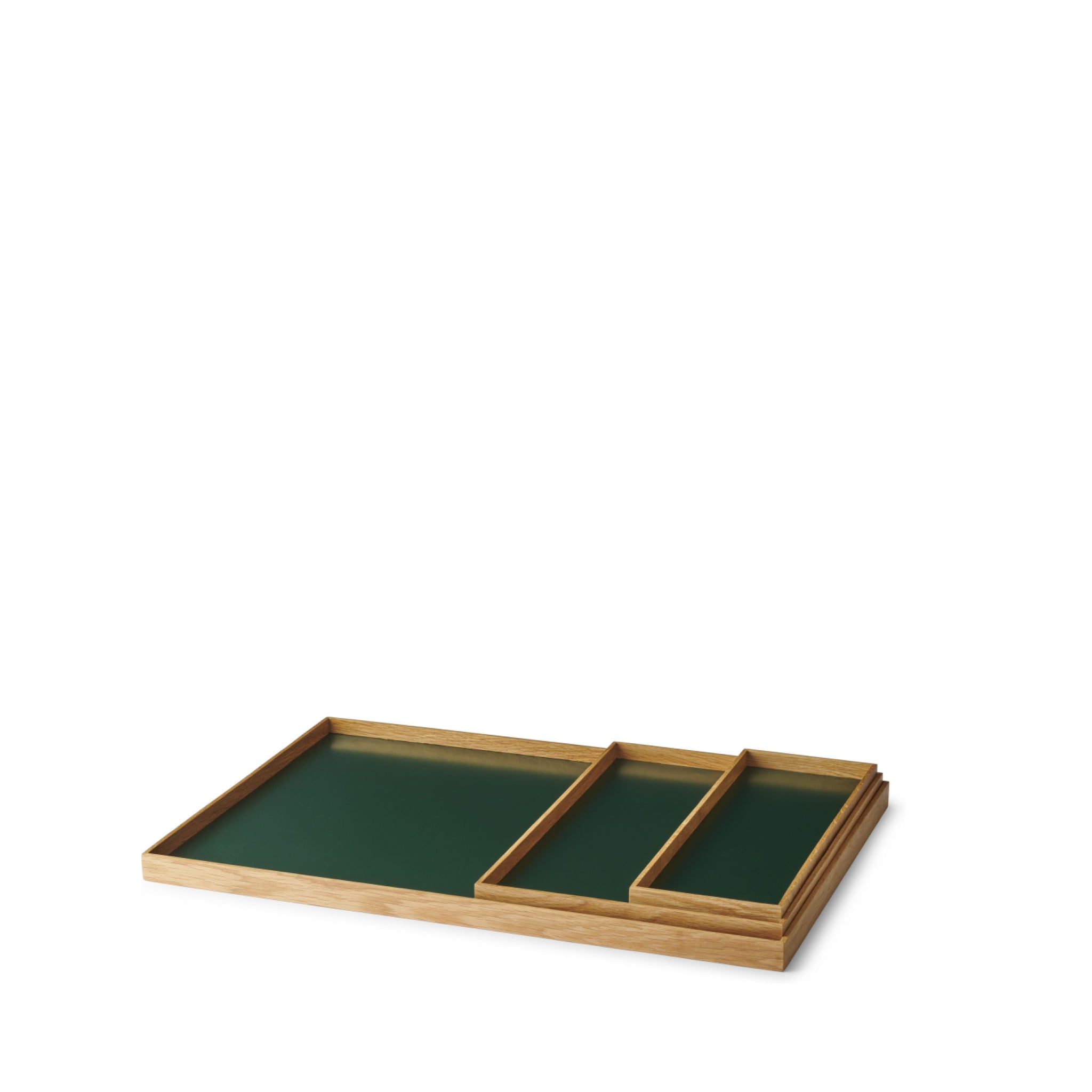 Gejst Frame Tray Small Oak/green Display – Waterproof Mdf, 20×20×24.5 Cm