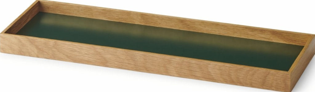 Gejst Frame Tray Small Oak/green Display – Waterproof Mdf, 20×20×24.5 Cm