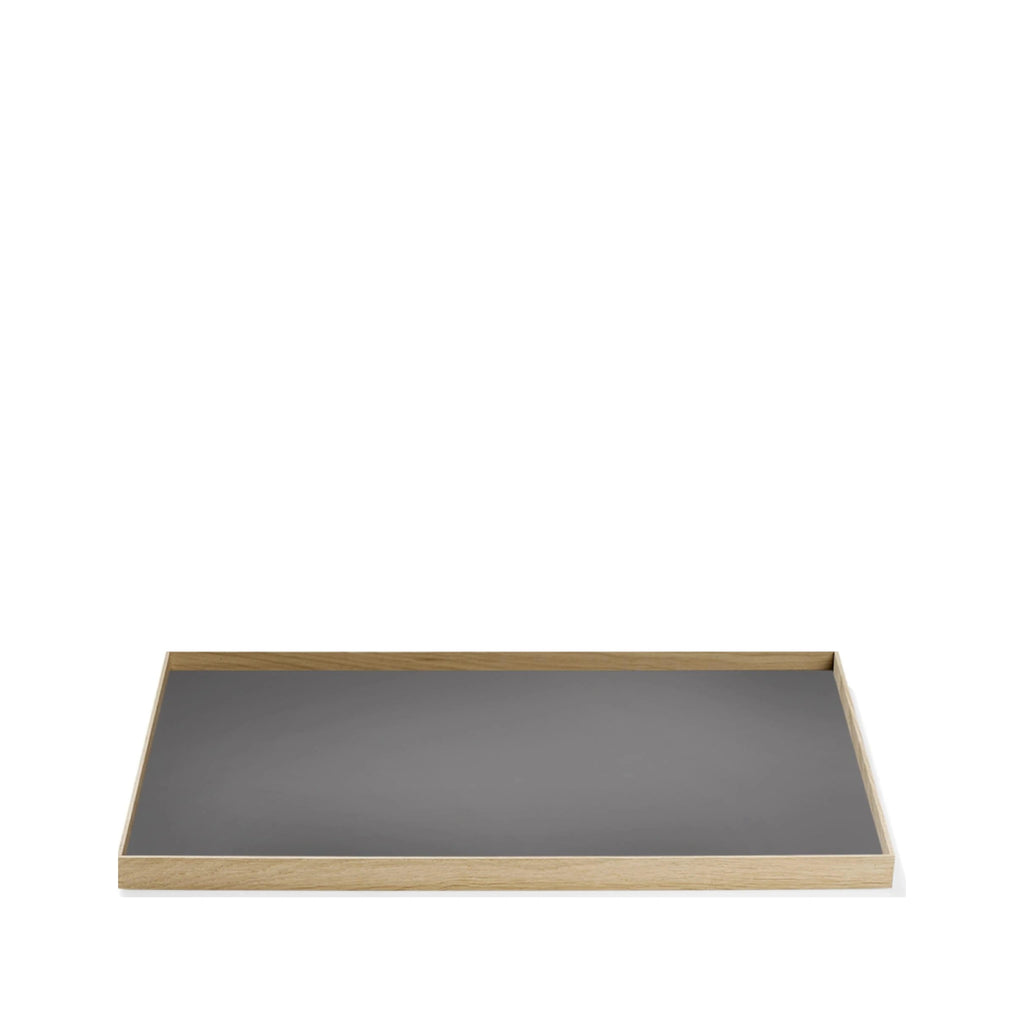 Gejst Frame Tray Large - Oak/grey Decor Waterproof Mdf 50.6 X 33 Cm