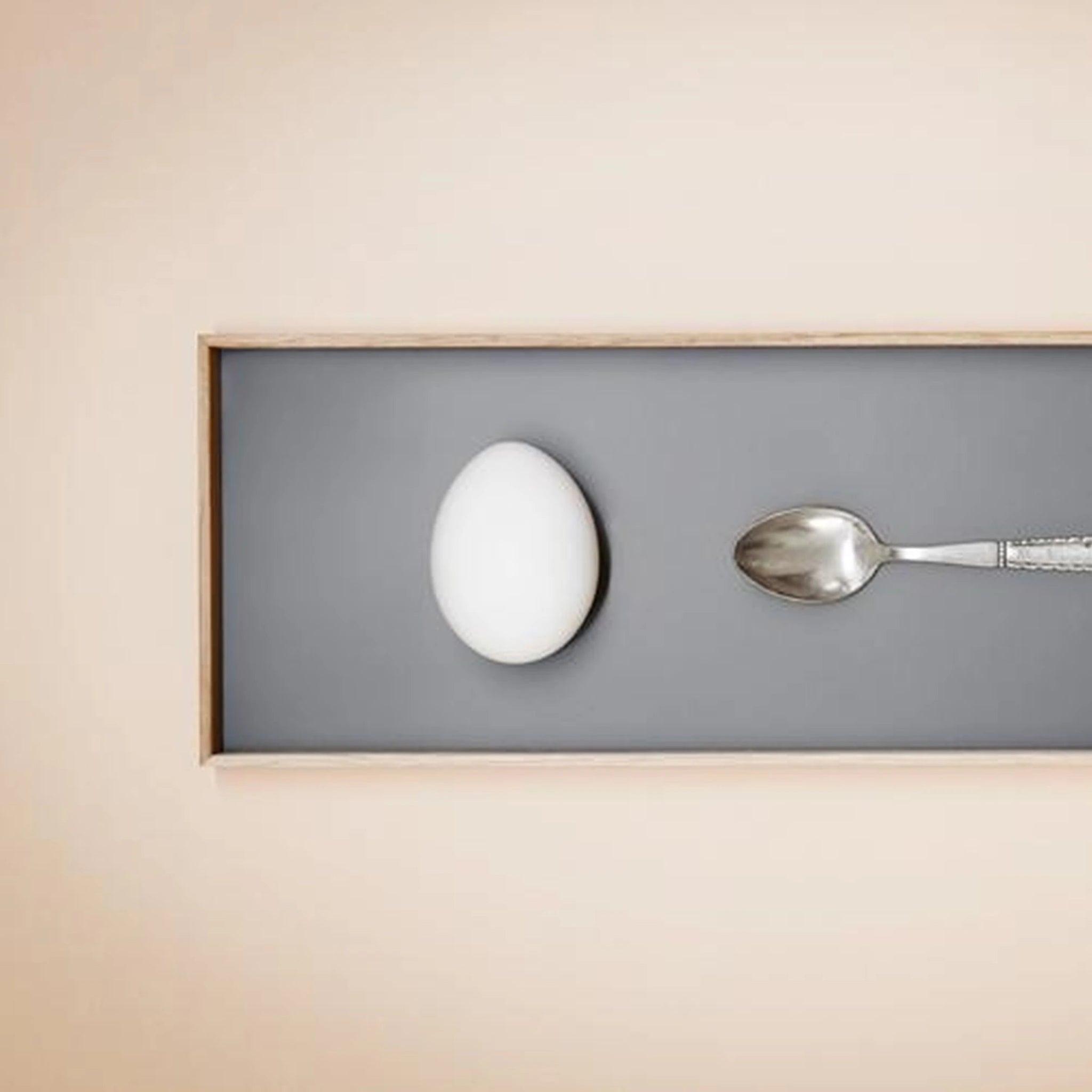 Gejst Frame Tray Medium 37x33 Cm - Oak/grey Waterproof Mdf Tray