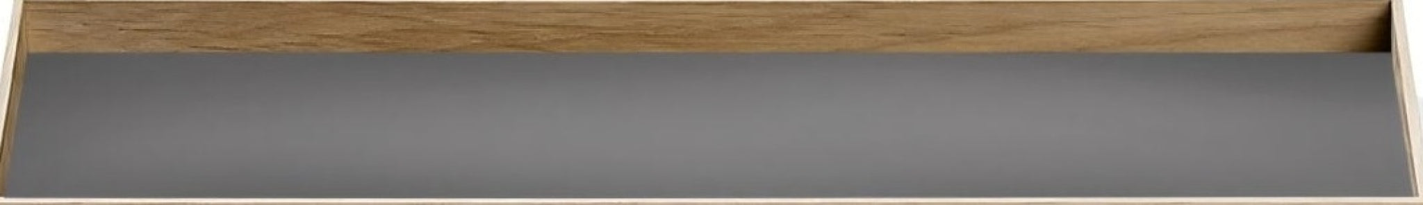 Gejst Frame Small Oak/grey Tray - Waterproof Mdf, Wooden Edges 37x33cm