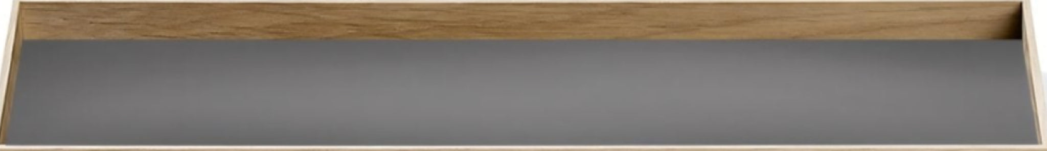Gejst Frame Small Oak/grey Tray - Waterproof Mdf, Wooden Edges 37x33cm