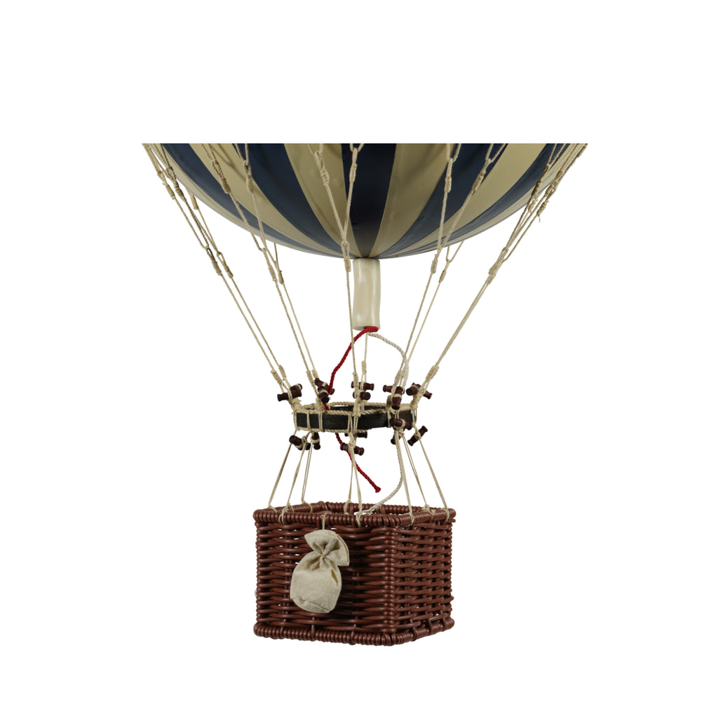 Authentic Models Royal Aero Balloon Model, Navy Blue/ivory, Ø 32 Cm