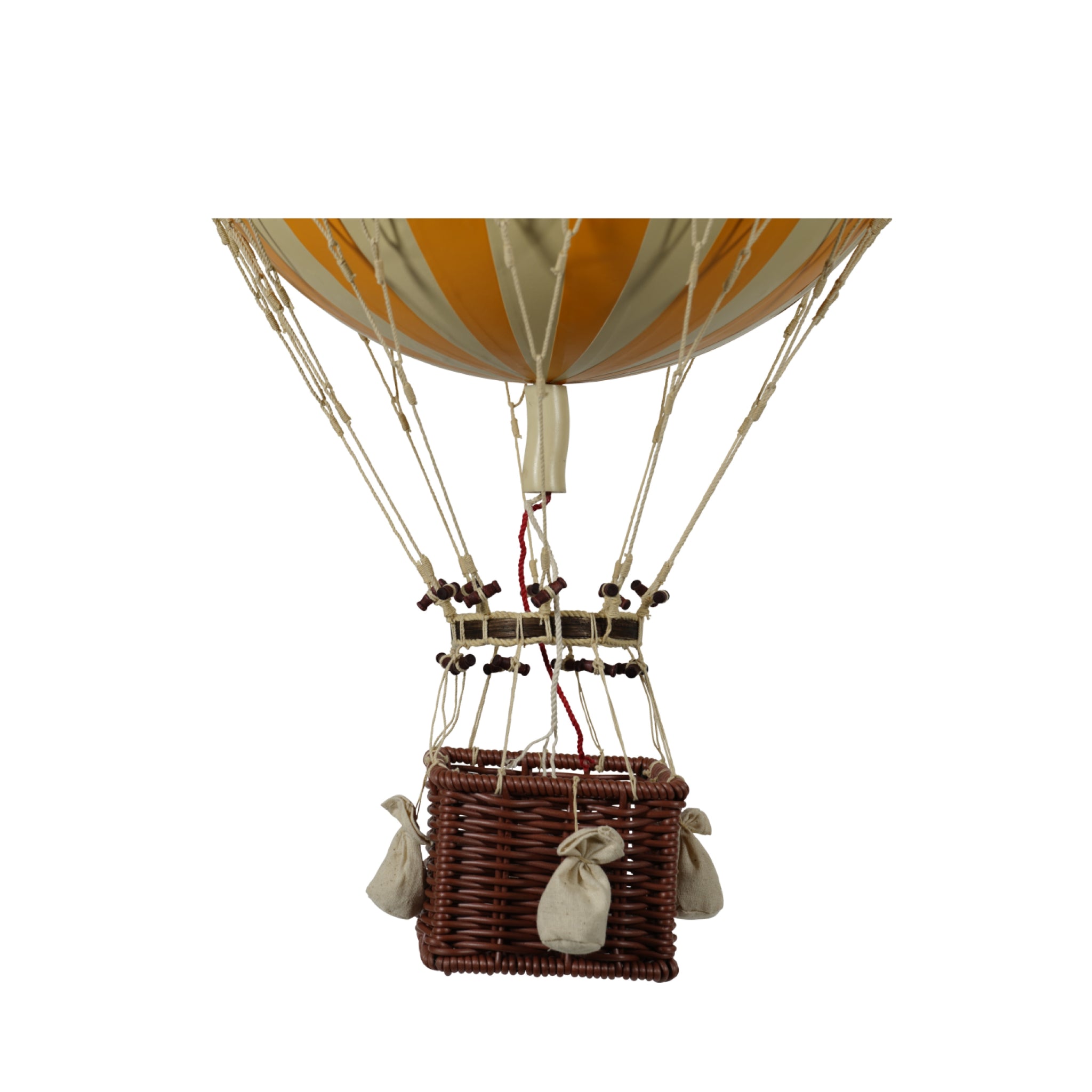 Authentic Models Royal Aero Balloon Model, Orange/ivory, Ø 32 Cm