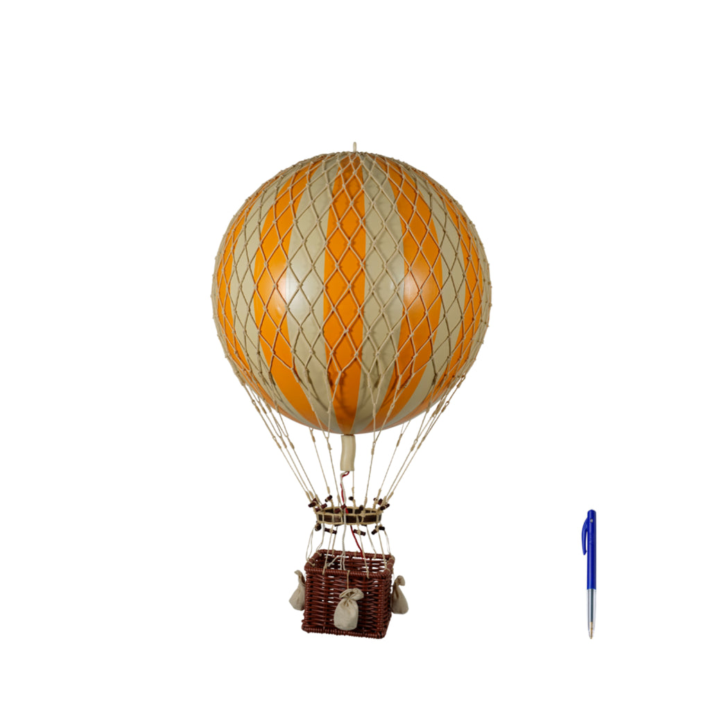 Authentic Models Royal Aero Balloon Model, Orange/ivory, Ø 32 Cm